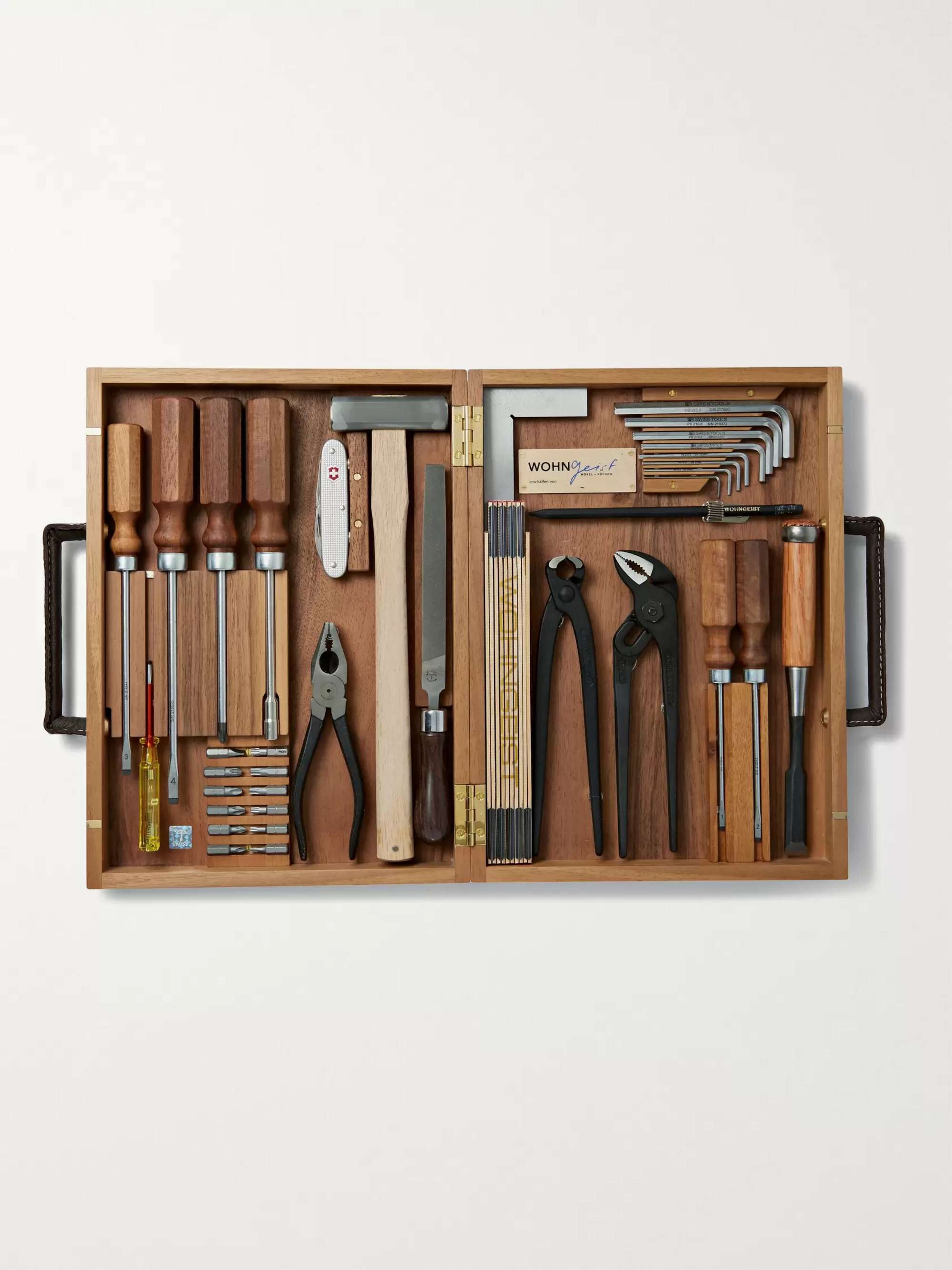 WOHNGEIST 24-Piece Tool Kit in Wood Case