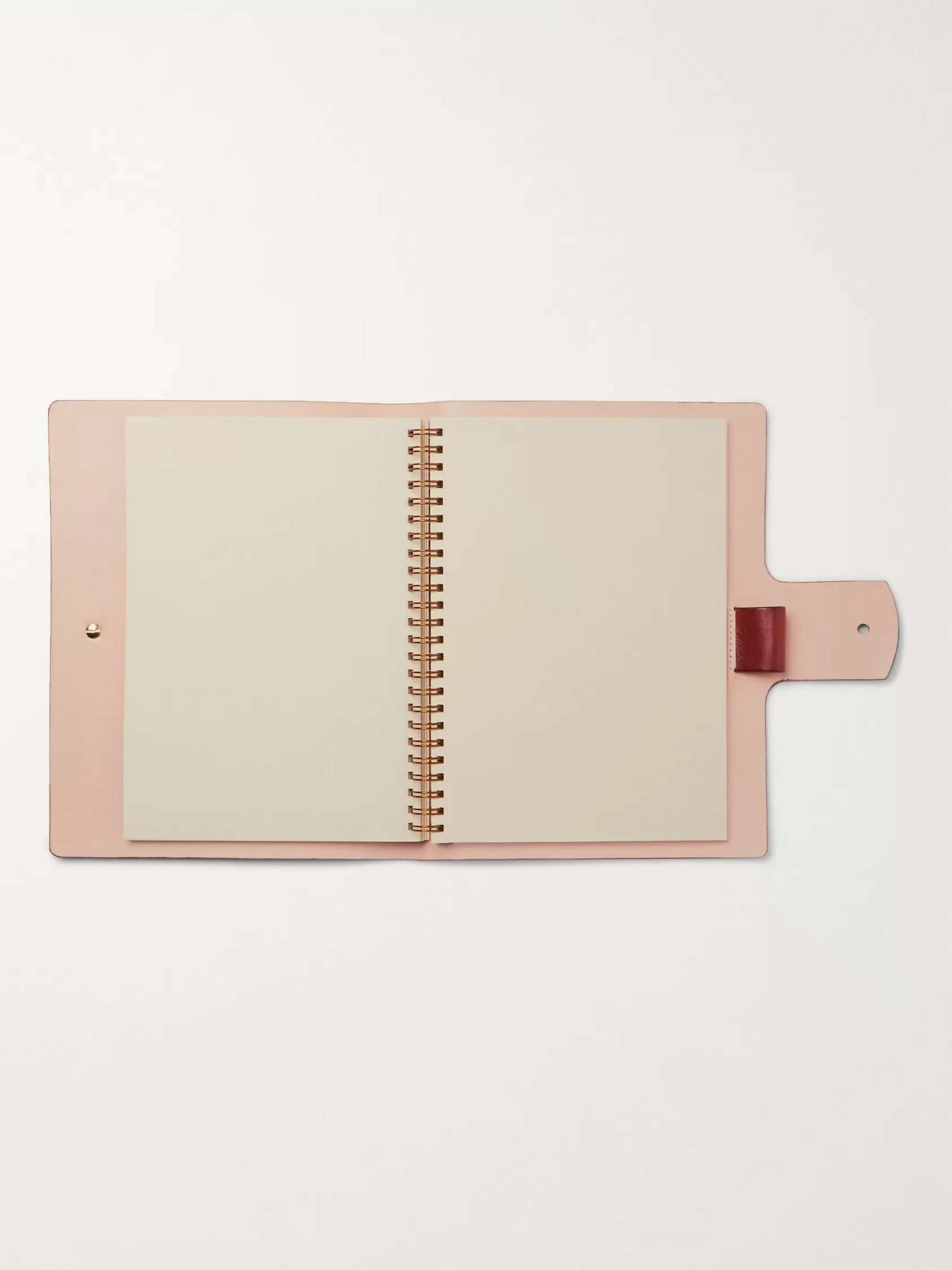 PURDEY Full-Grain Leather-Bound Notebook