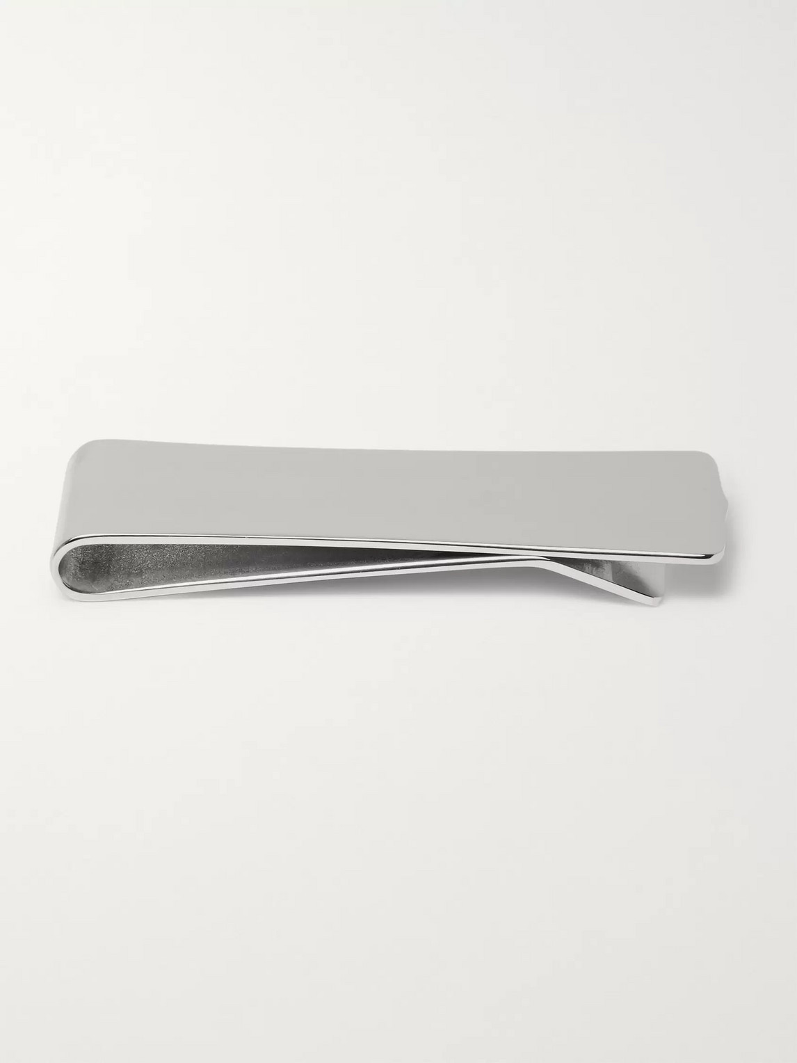 James Purdey & Sons Stainless Steel Money Clip In Silver