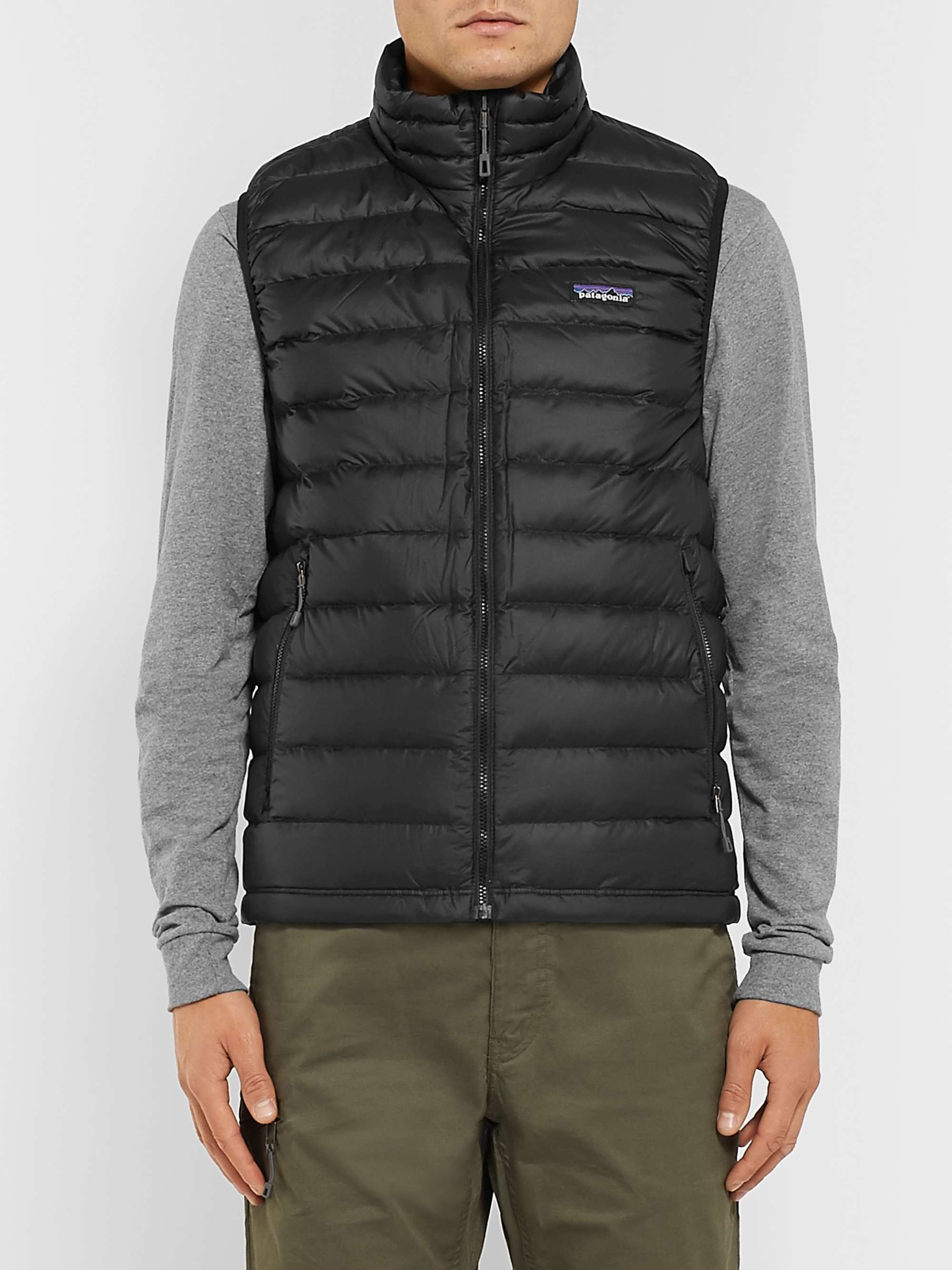 PATAGONIA Slim-Fit Quilted DWR-Coated Recycled Ripstop Down Gilet