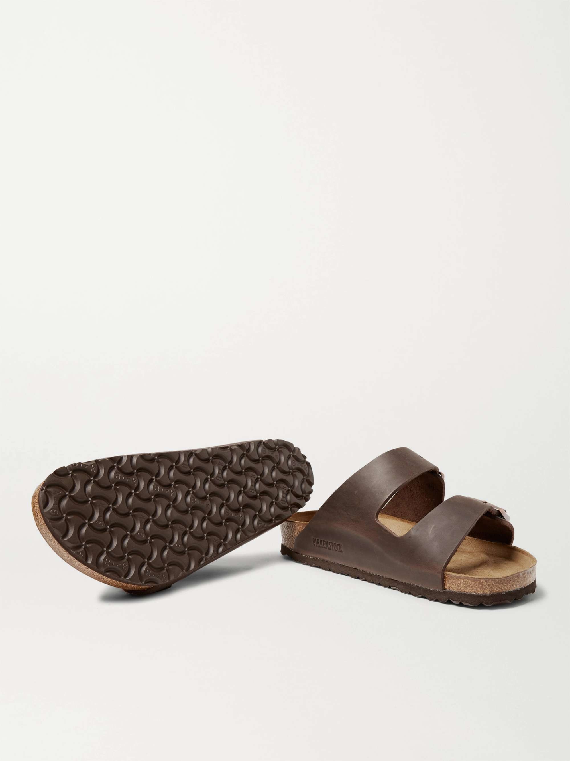 BIRKENSTOCK Arizona Oiled-Leather Sandals