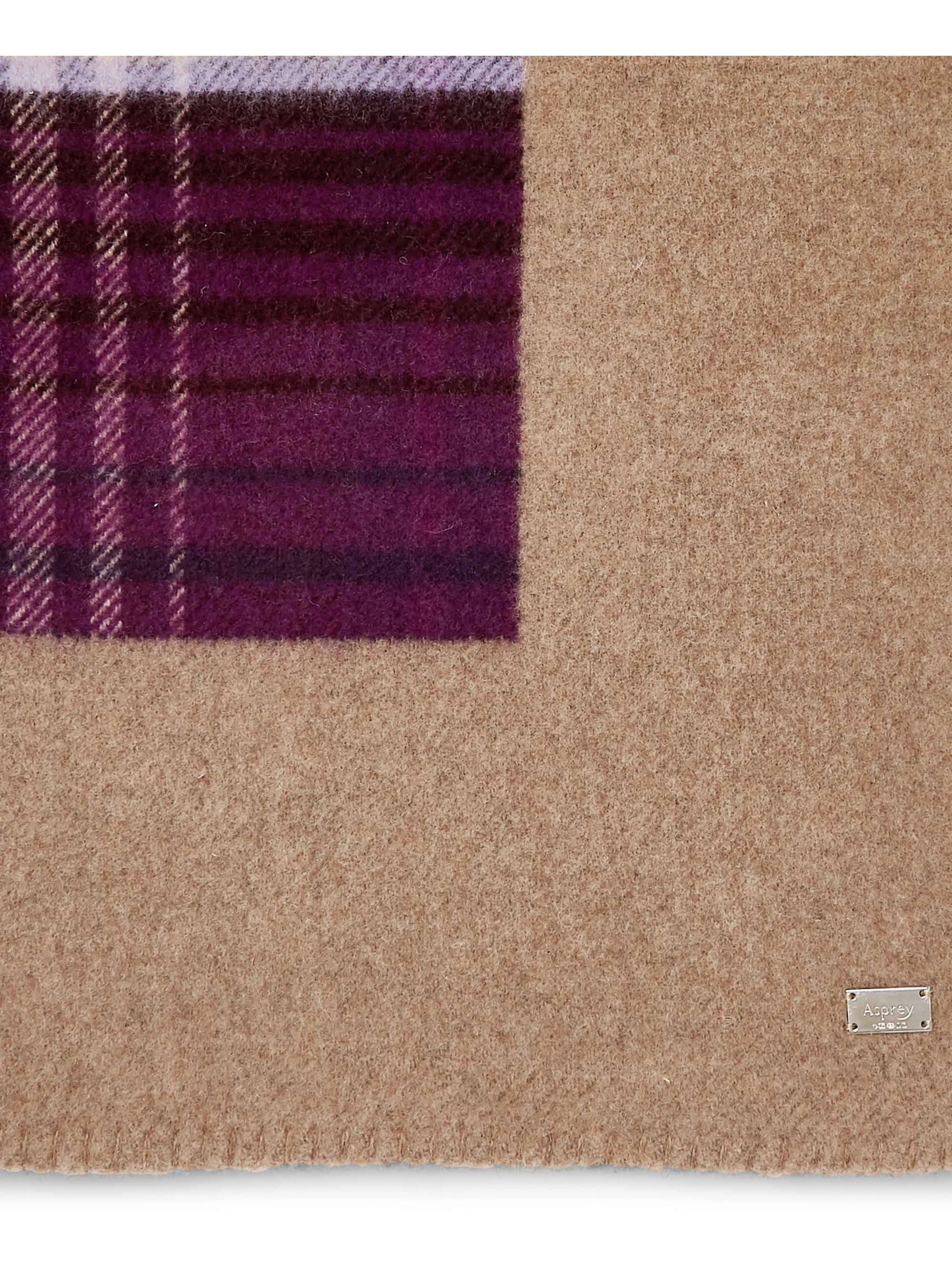 ASPREY Reversible Wool Blanket