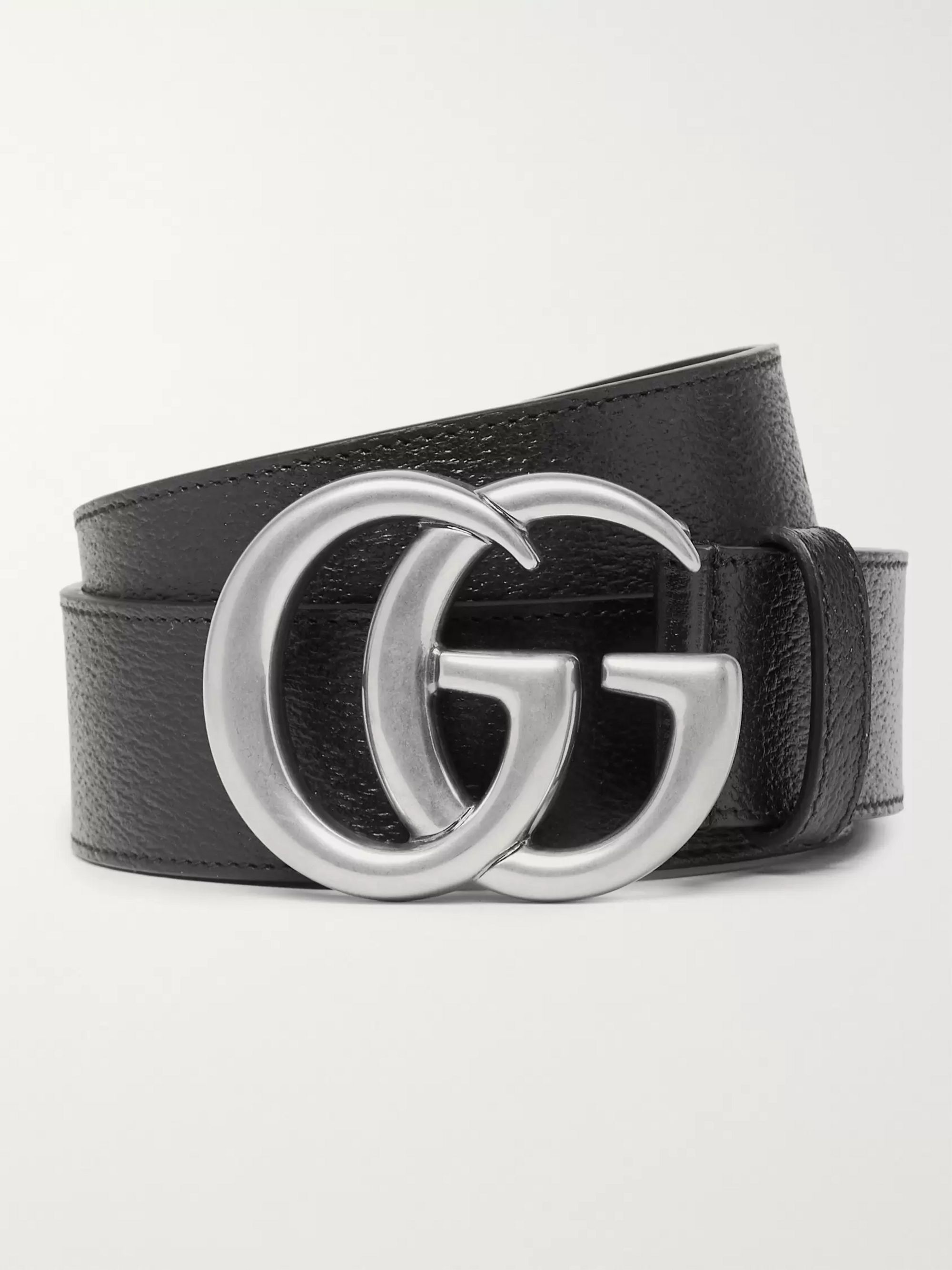 gucci belt silver buckle