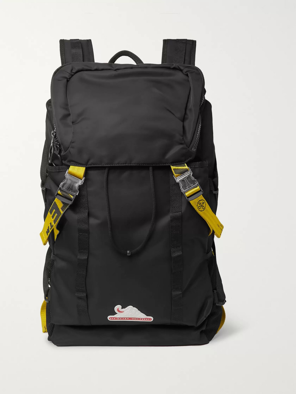 Off-white Industrial-straps Nylon Backpack In Black | ModeSens