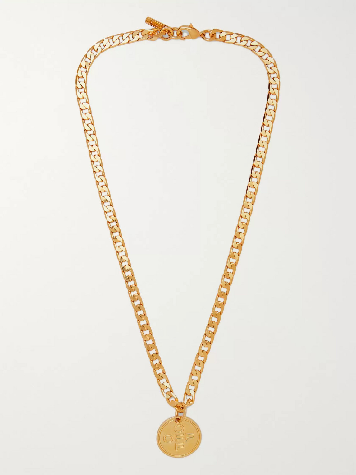 OFF-WHITE GOLD-TONE NECKLACE