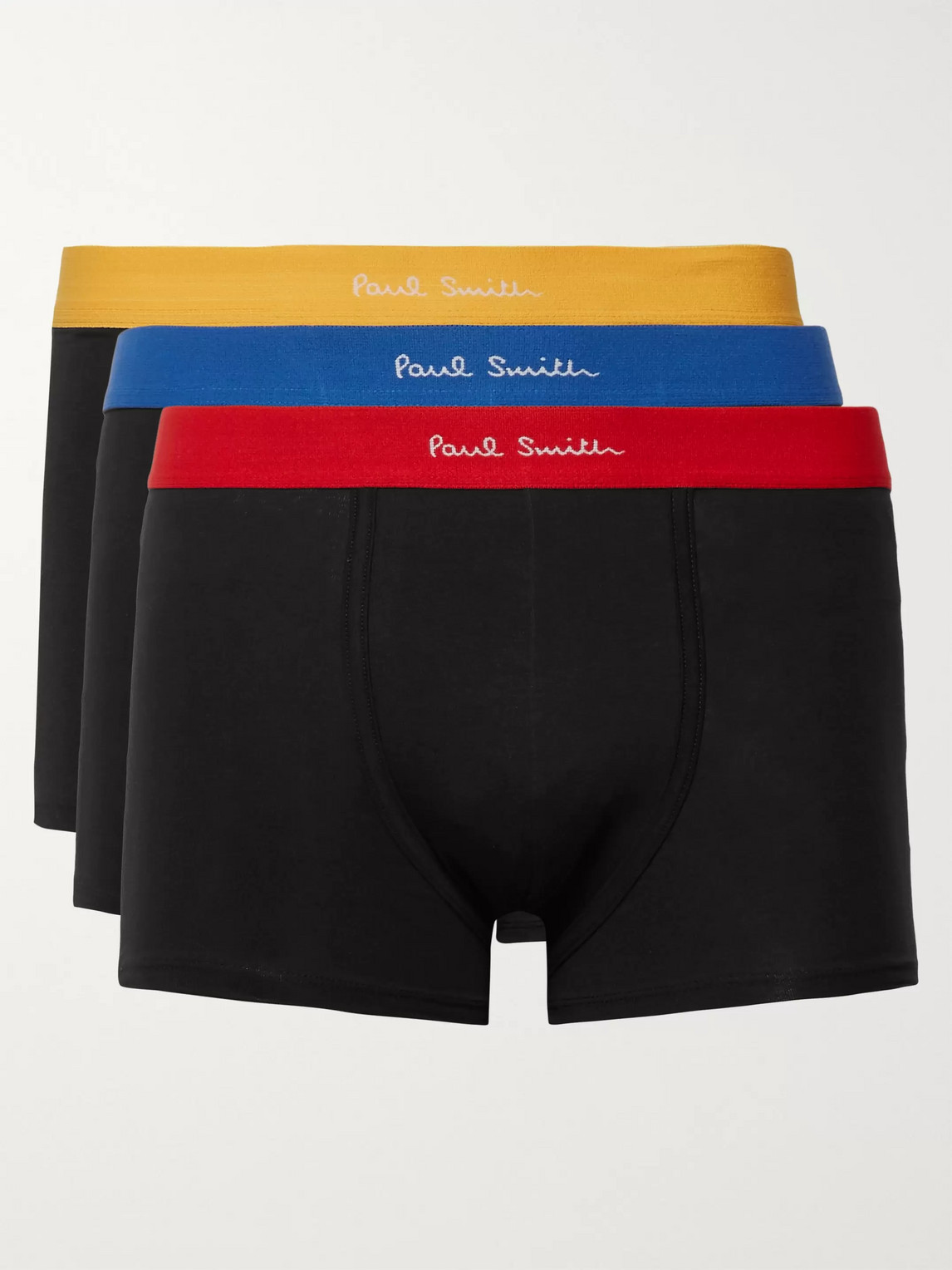 PAUL SMITH THREE-PACK STRETCH-COTTON JERSEY BOXER BRIEFS