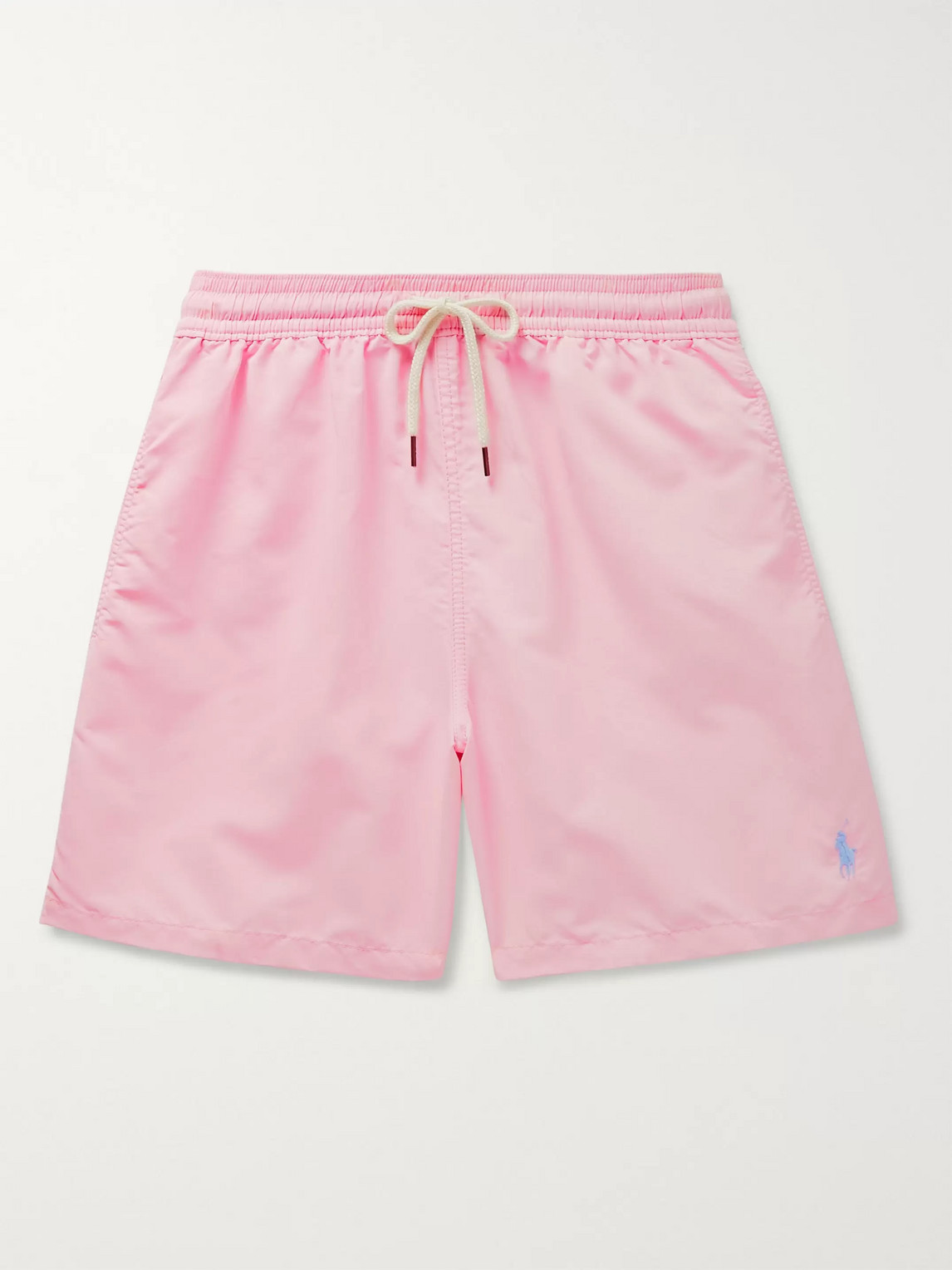 Polo Ralph Lauren Traveler Mid-length Swim Shorts In Pink
