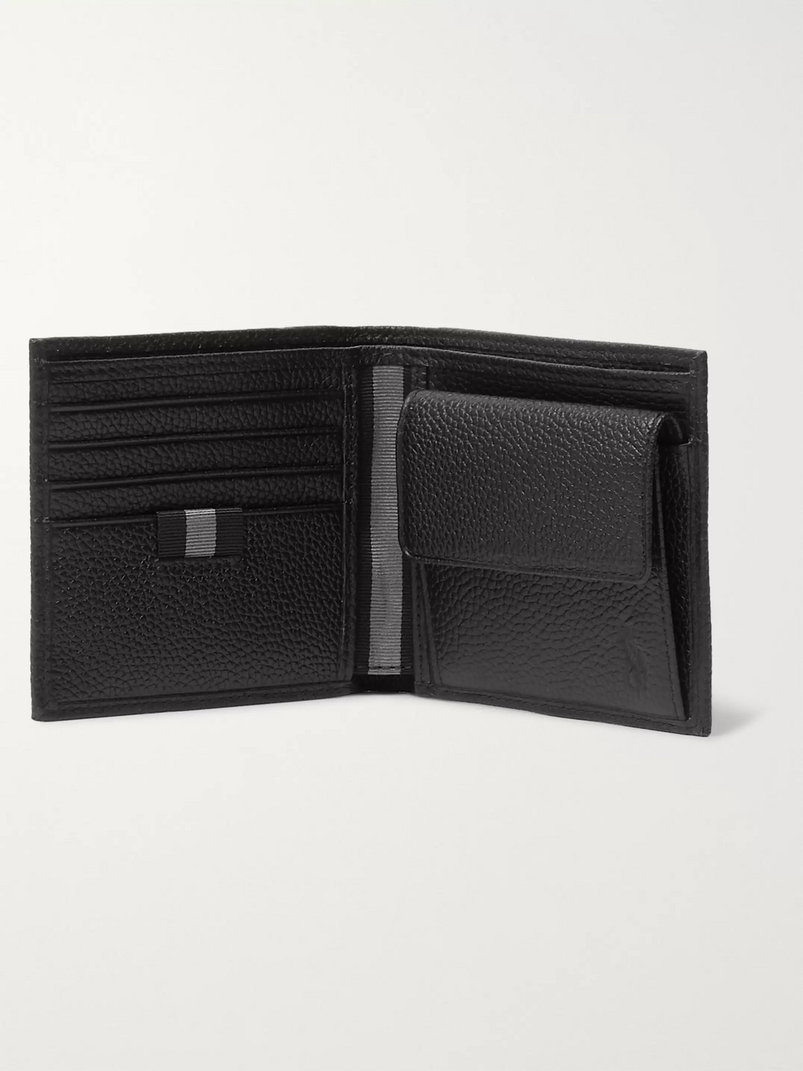 Polo Ralph Lauren Full-grain Leather Billfold Wallet And Cardholder Gift Set In Black