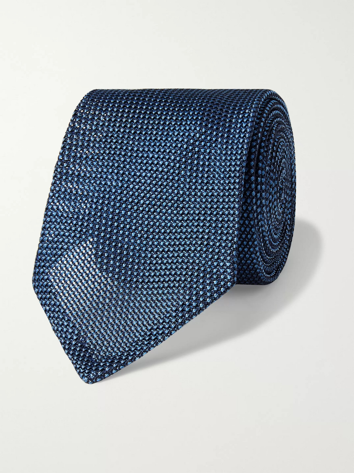 Canali 8cm Silk-gauze Tie In Blue
