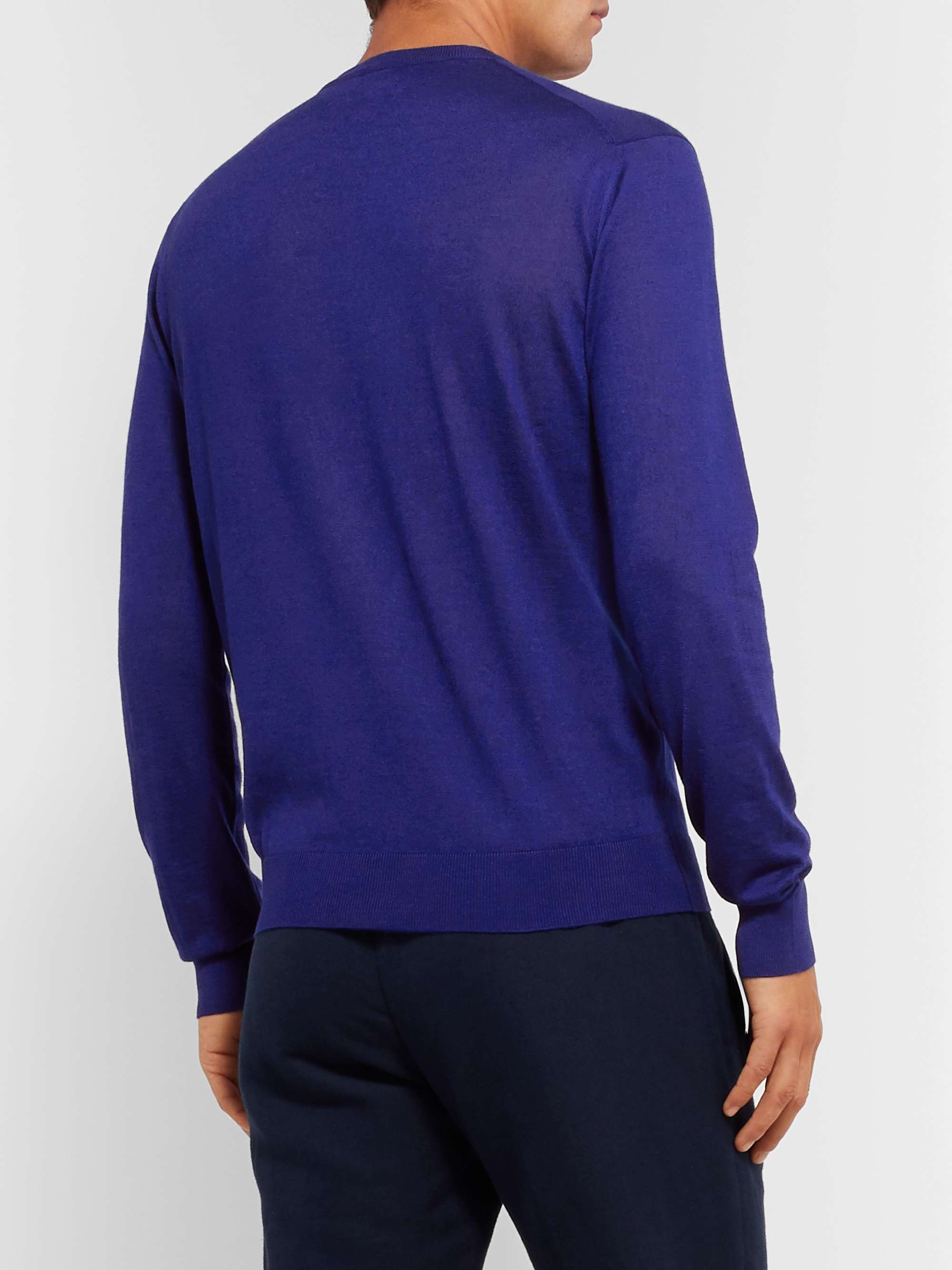 CHARVET Cashmere and Silk-Blend Sweater