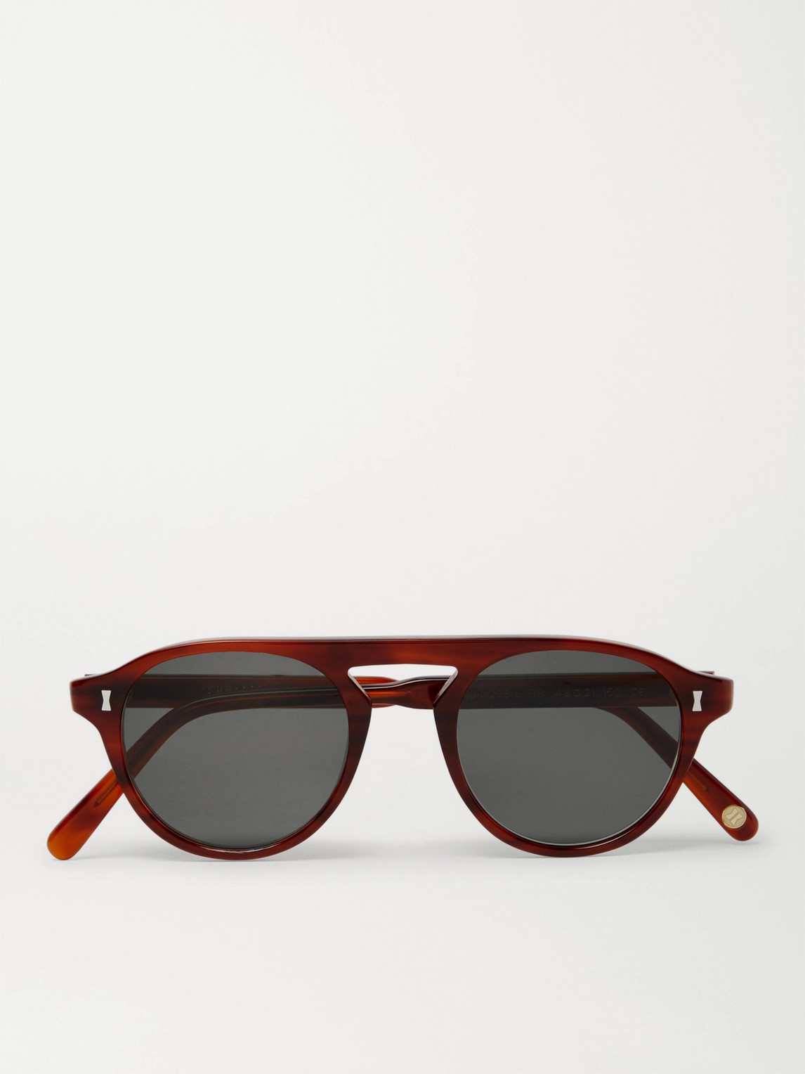 Cubitts Tonbridge Aviator-style Acetate Sunglasses In Brown