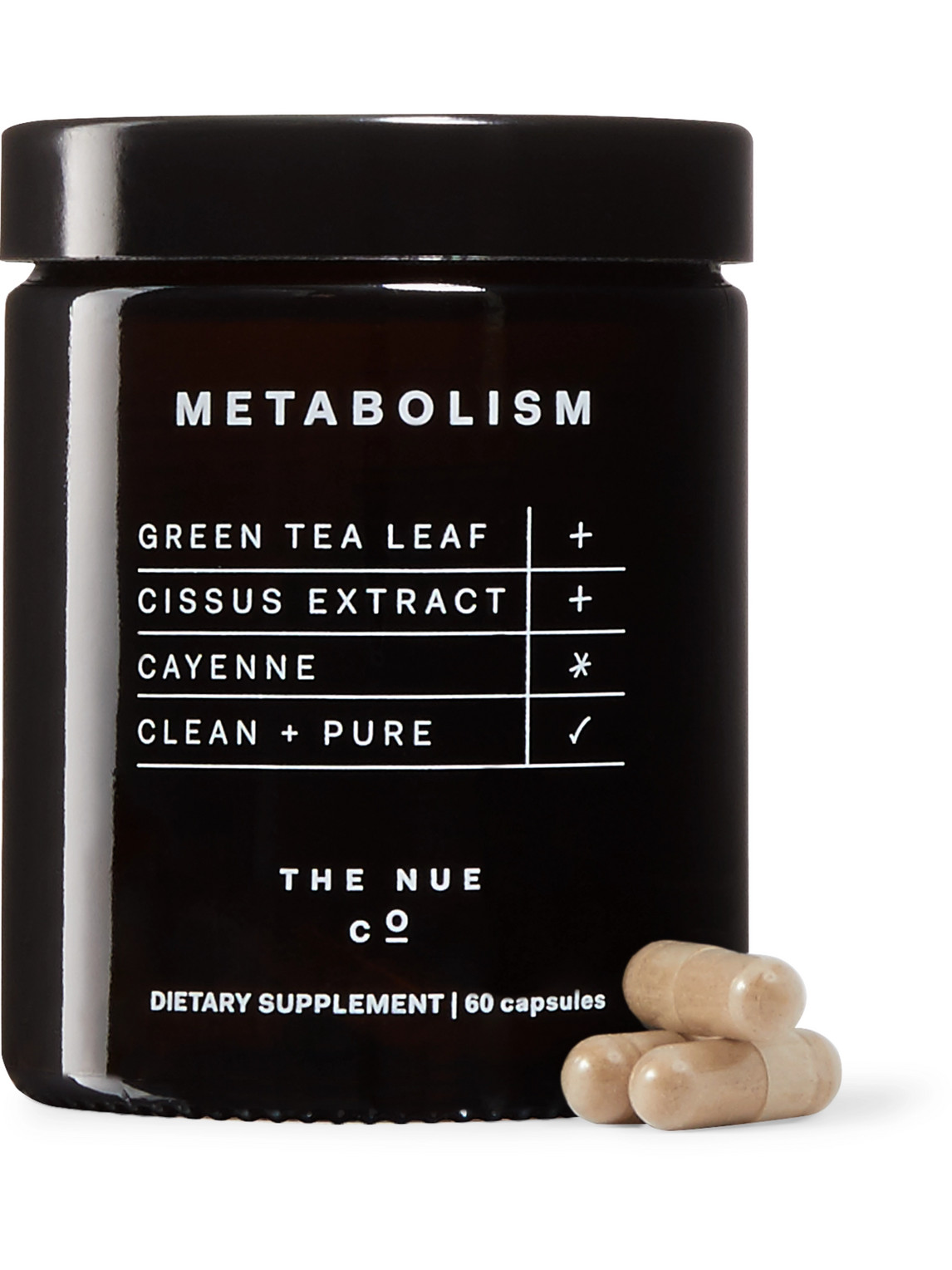 The Nue Co Metabolism, 60 Capsules In Colorless