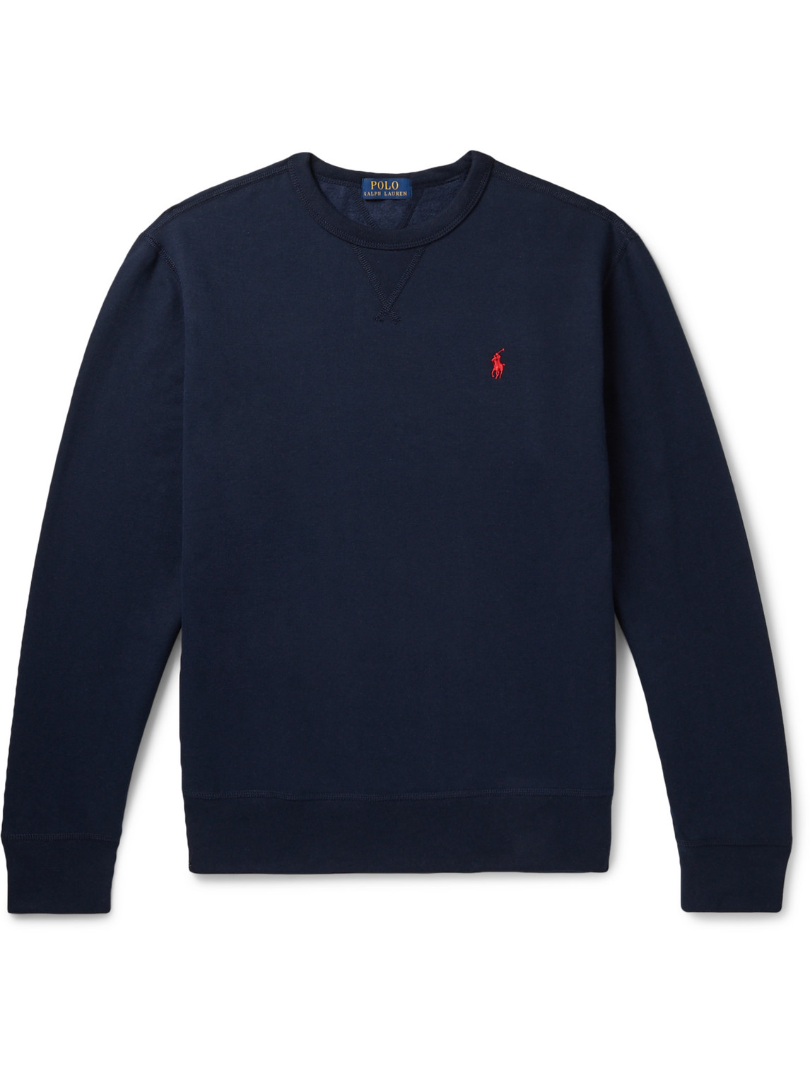 Polo Ralph Lauren Logo-Embroidered Cotton-Blend Jersey Sweatshirt