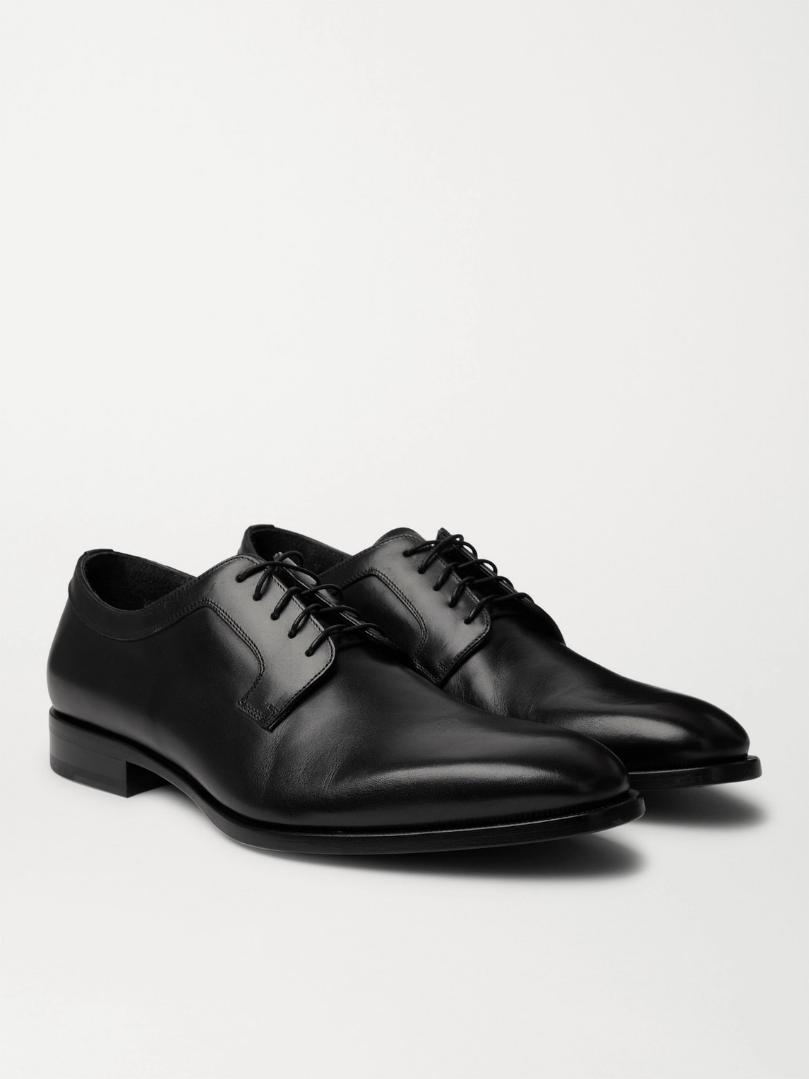 DUNHILL LEATHER DERBY SHOES