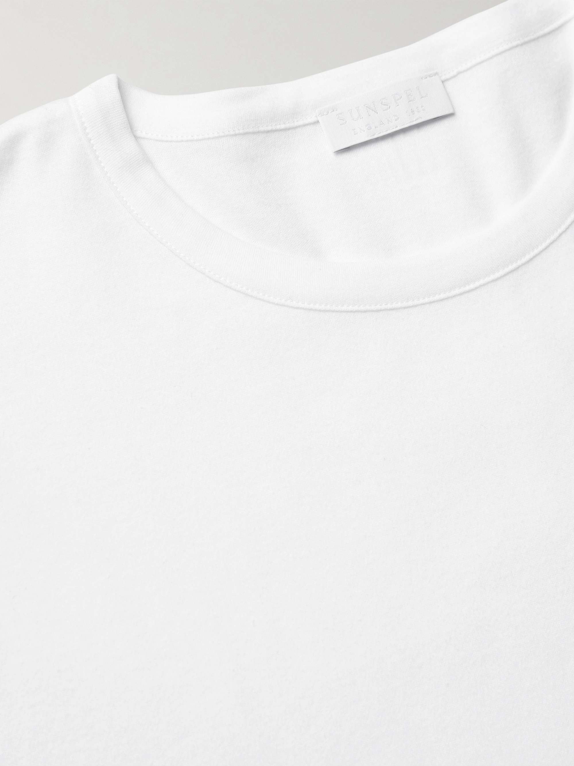 SUNSPEL Sea Island Cotton-Jersey T-Shirt