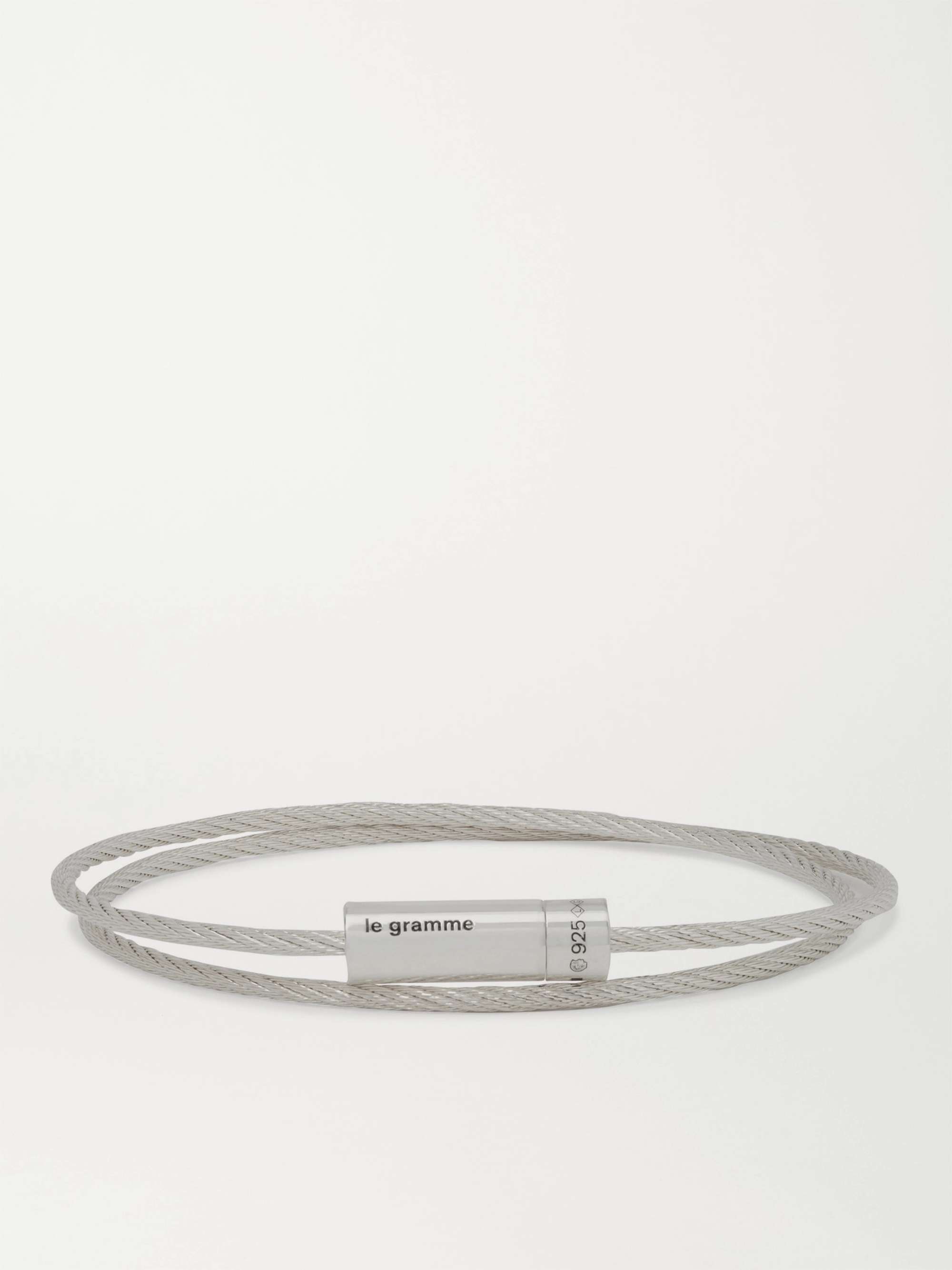 Silver Large Omni Oxidised Silver Bracelet | M.COHEN | MR PORTER