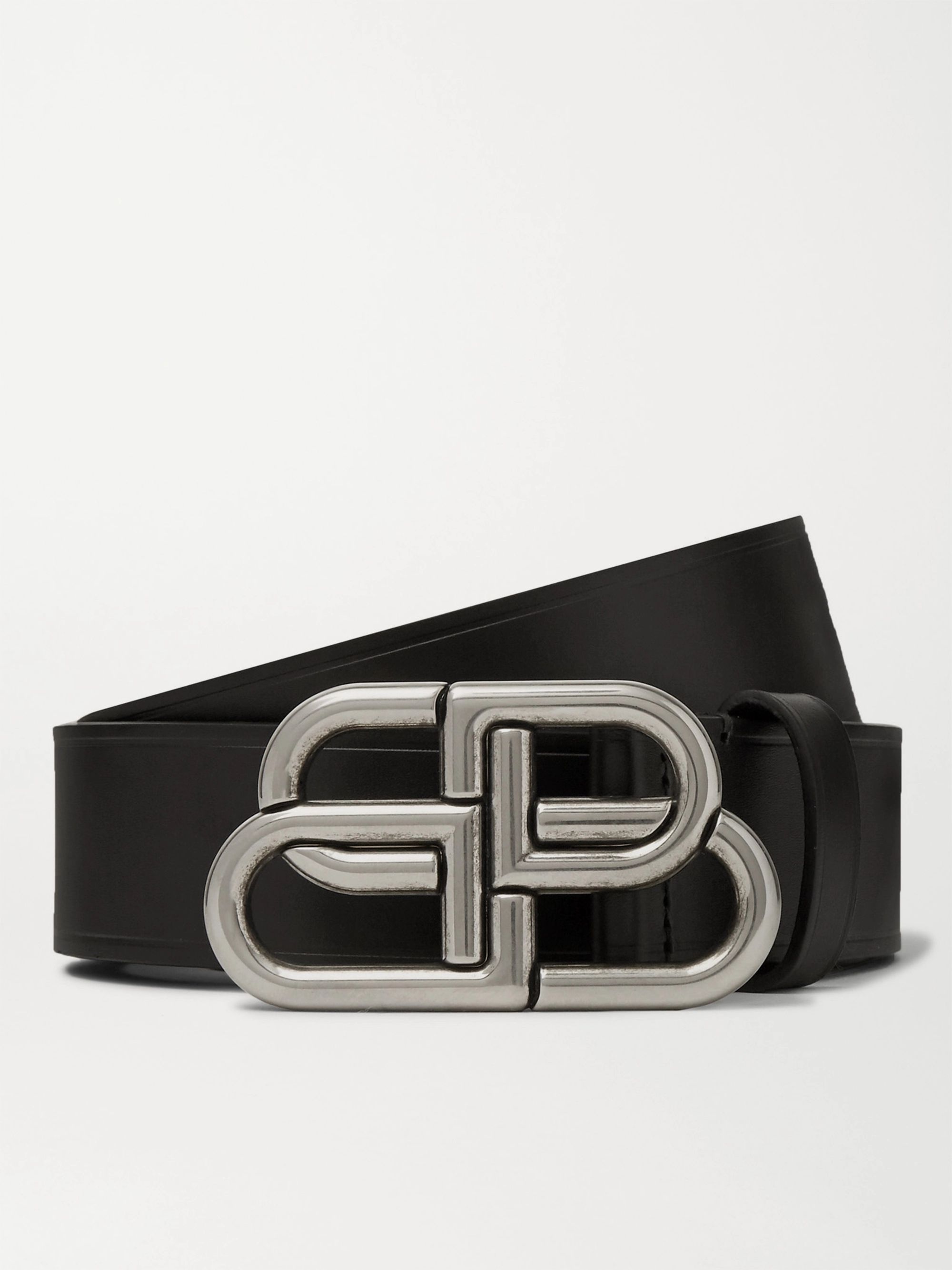 balenciaga leather belt
