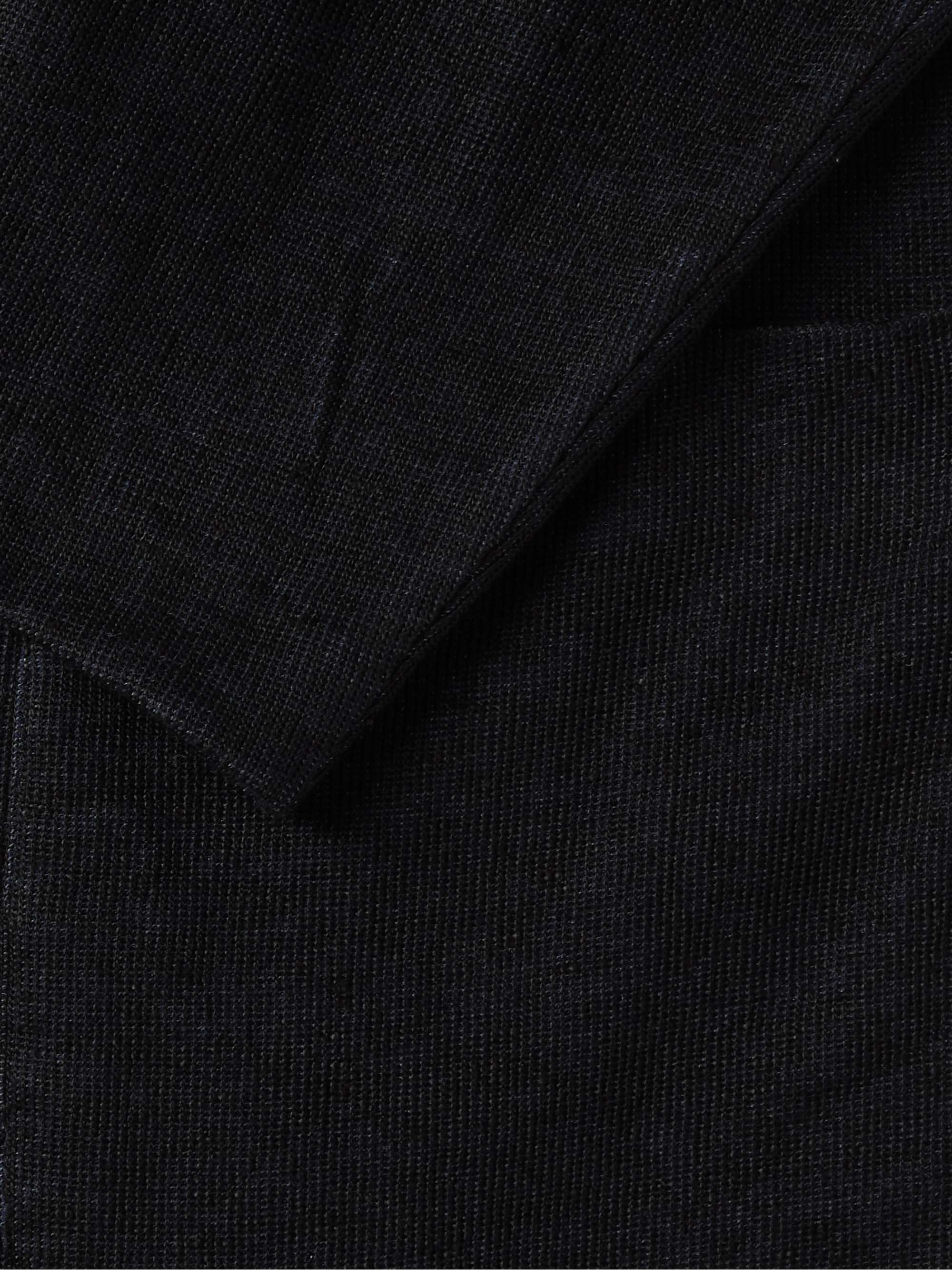 BARENA Unstructured Cotton and Linen-Blend Jersey Blazer