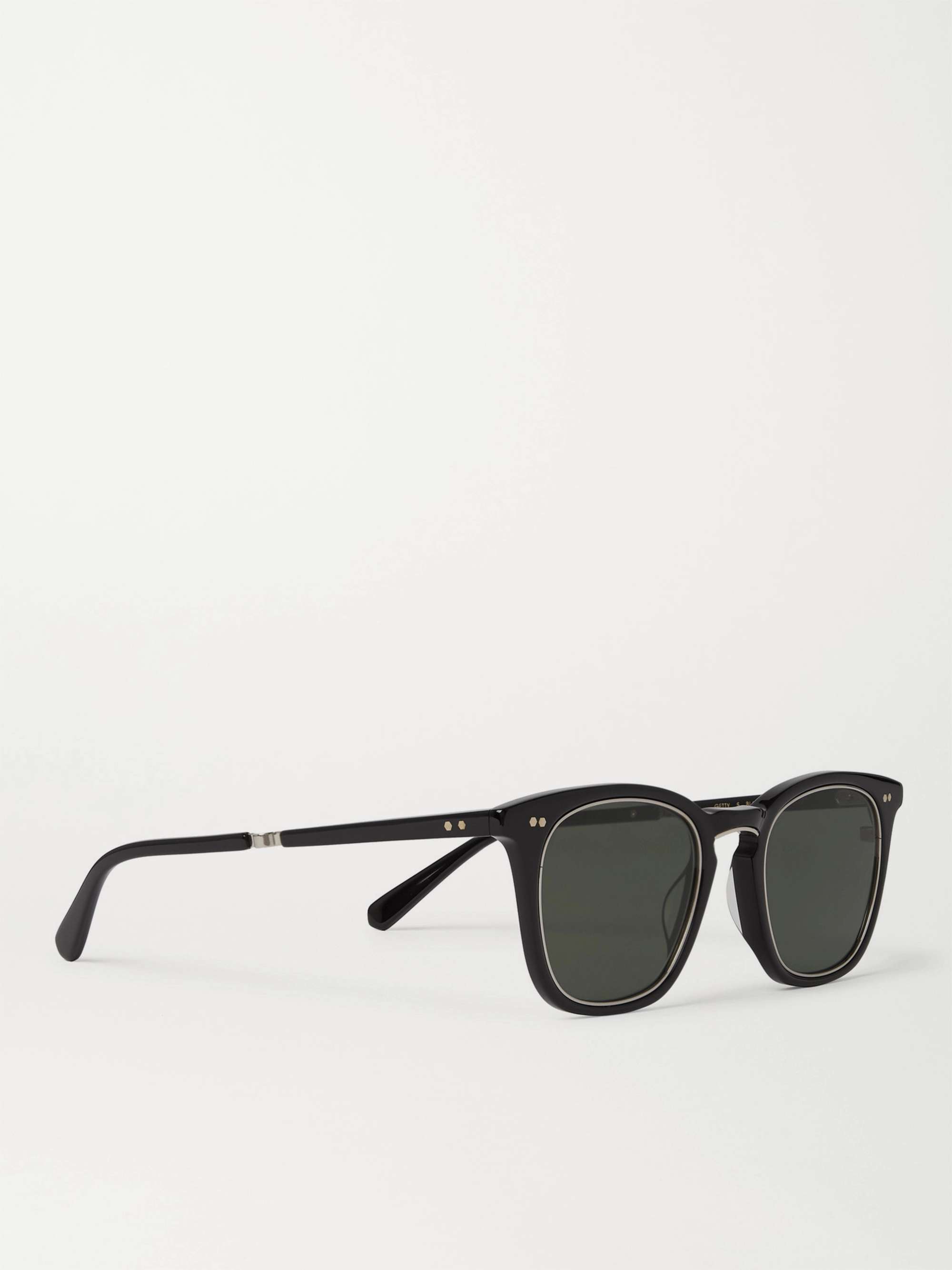 MR LEIGHT Getty S Square-Frame Acetate and Titanium Sunglasses