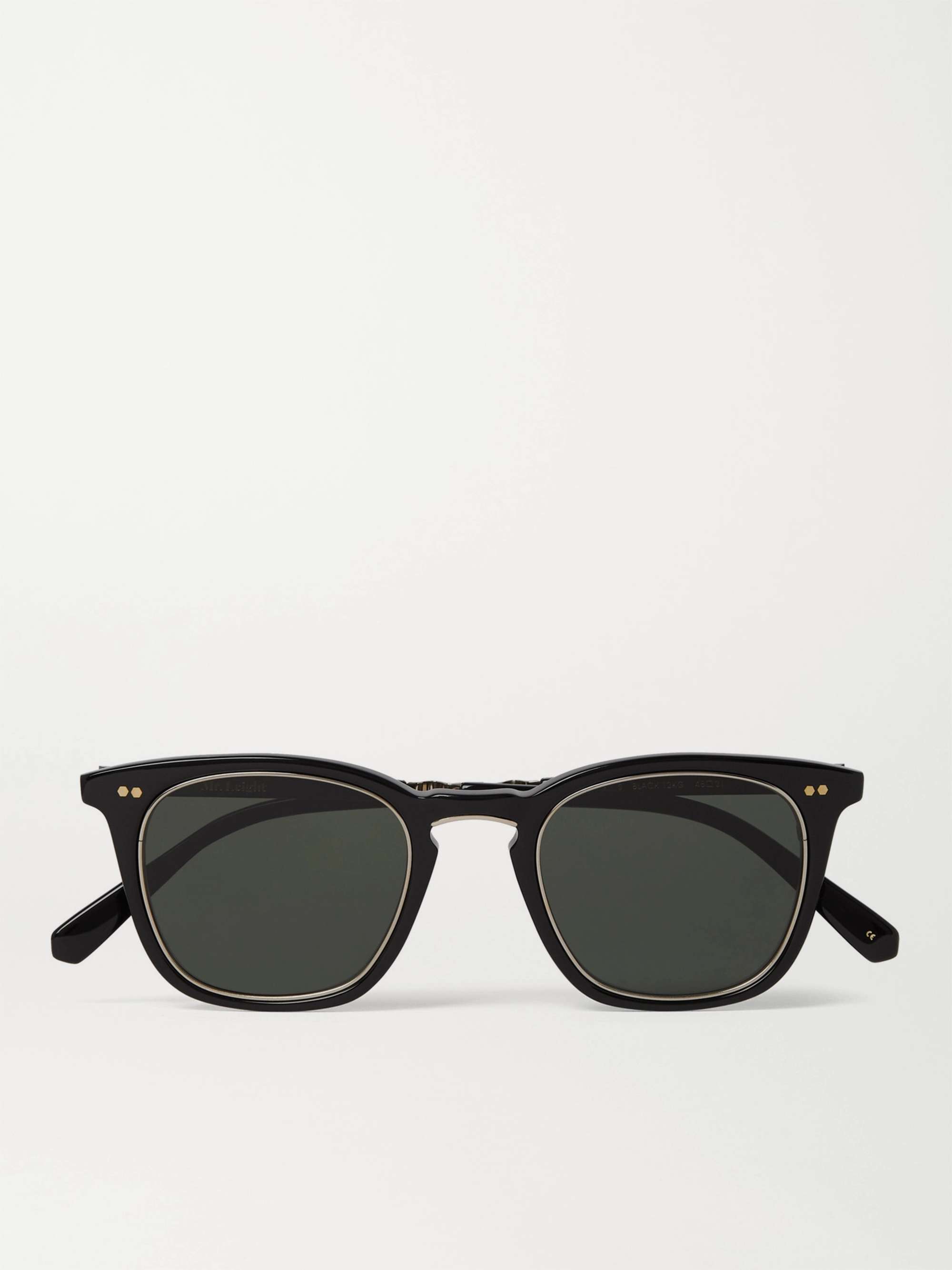 MR LEIGHT Getty S Square-Frame Acetate and Titanium Sunglasses