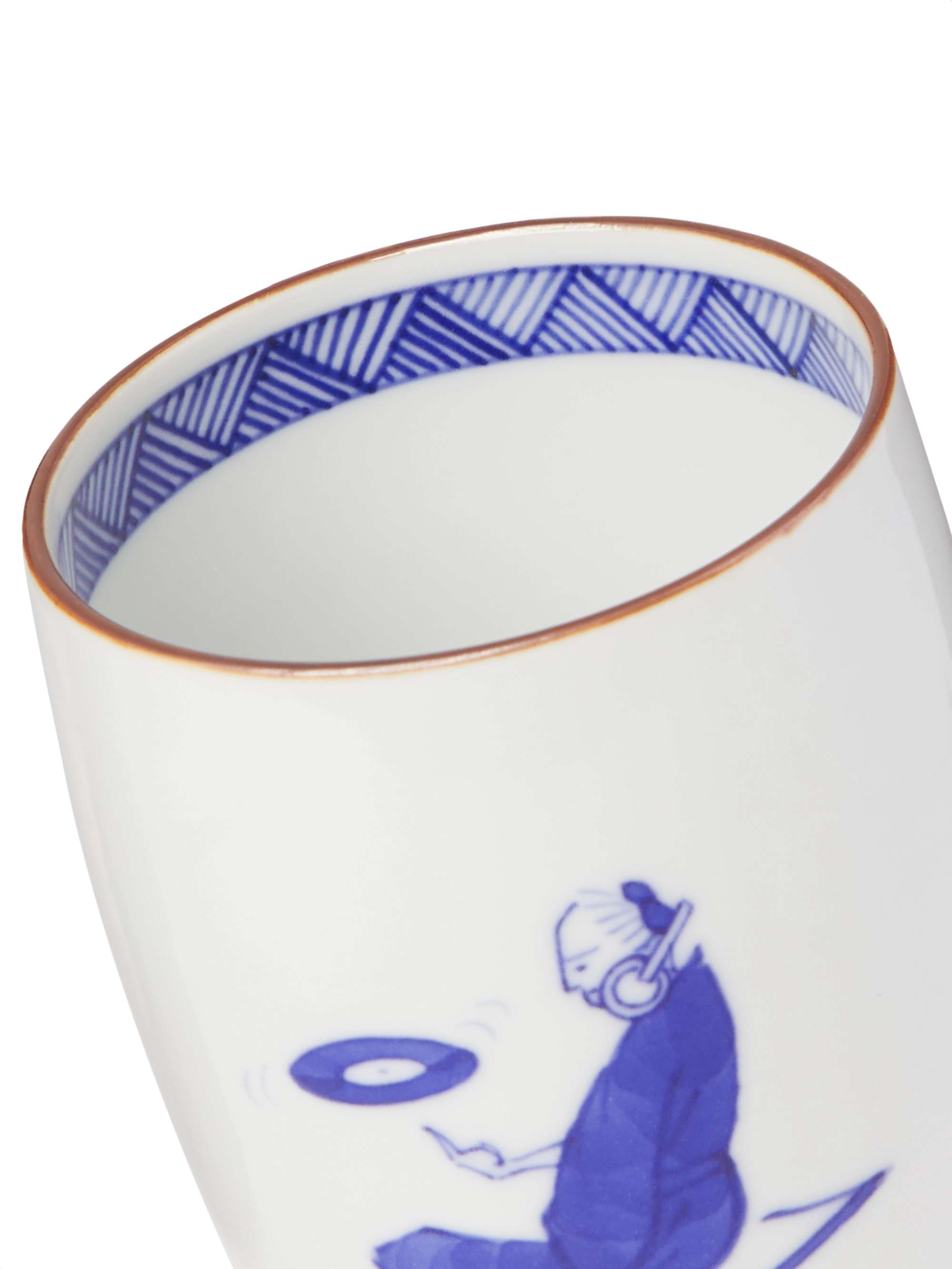 JAPAN BEST Printed Porcelain Tea Cup
