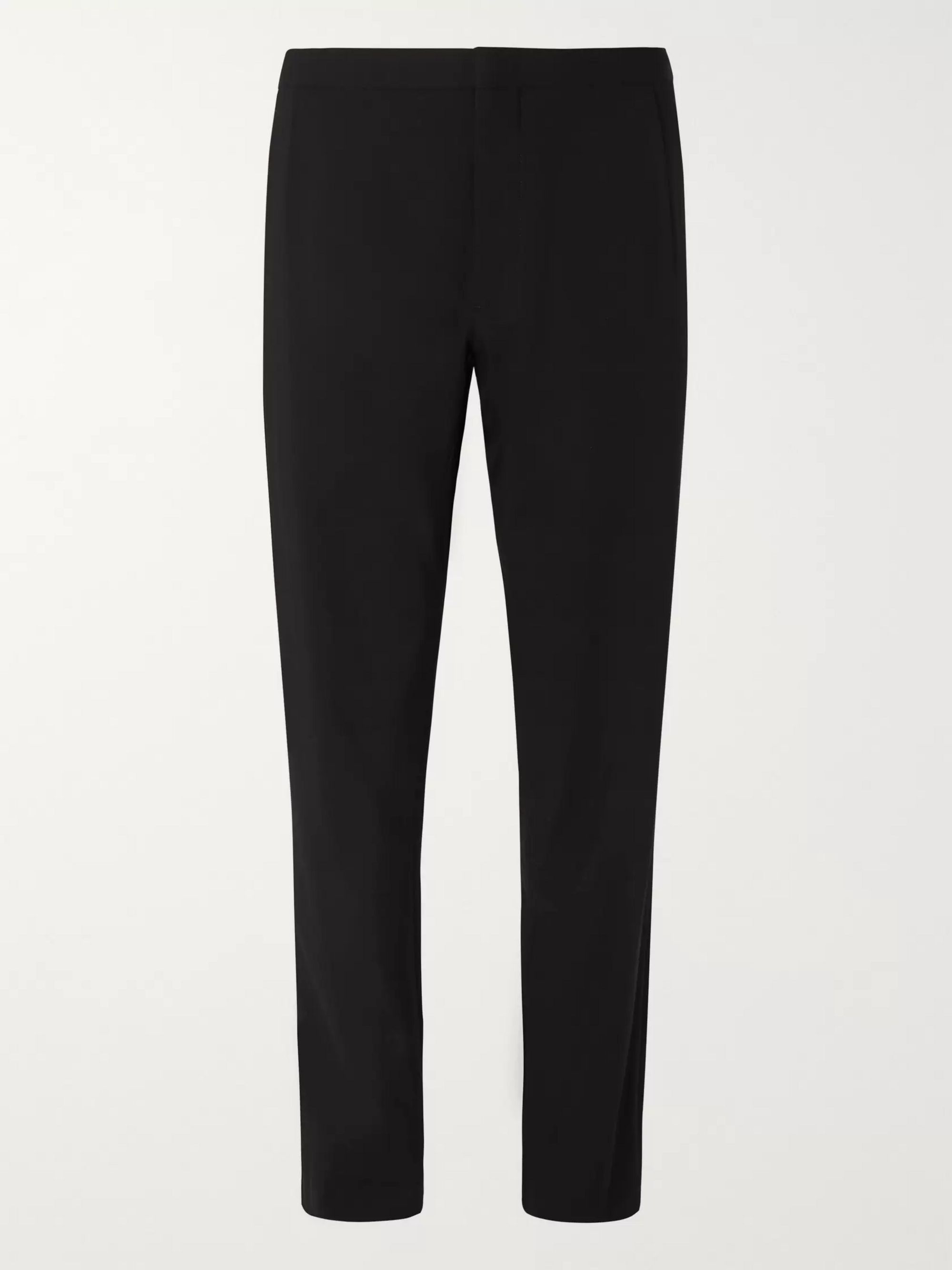 armani black trousers