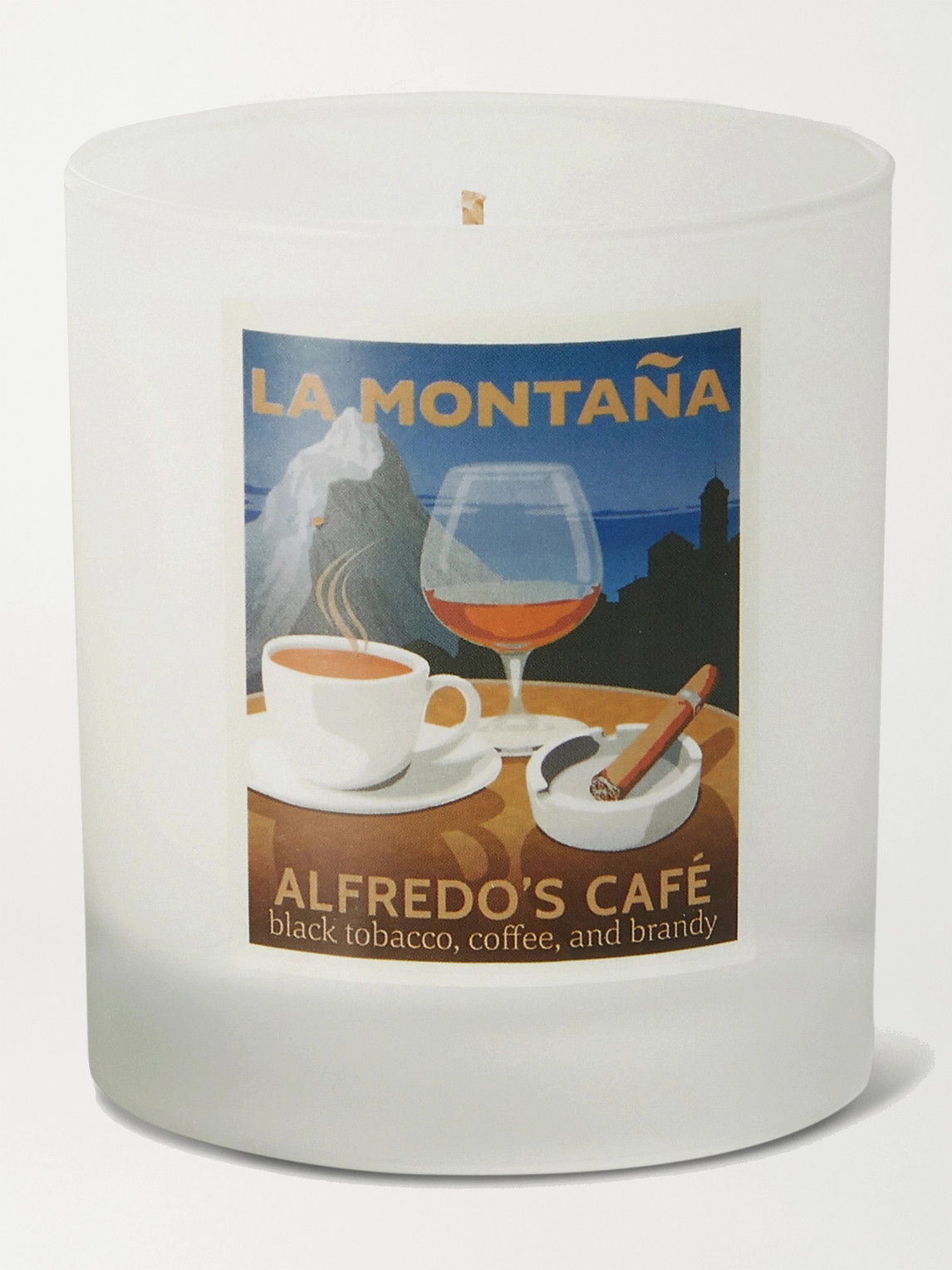 La Montaña Alfredo's Café Candle, 220g In Colourless