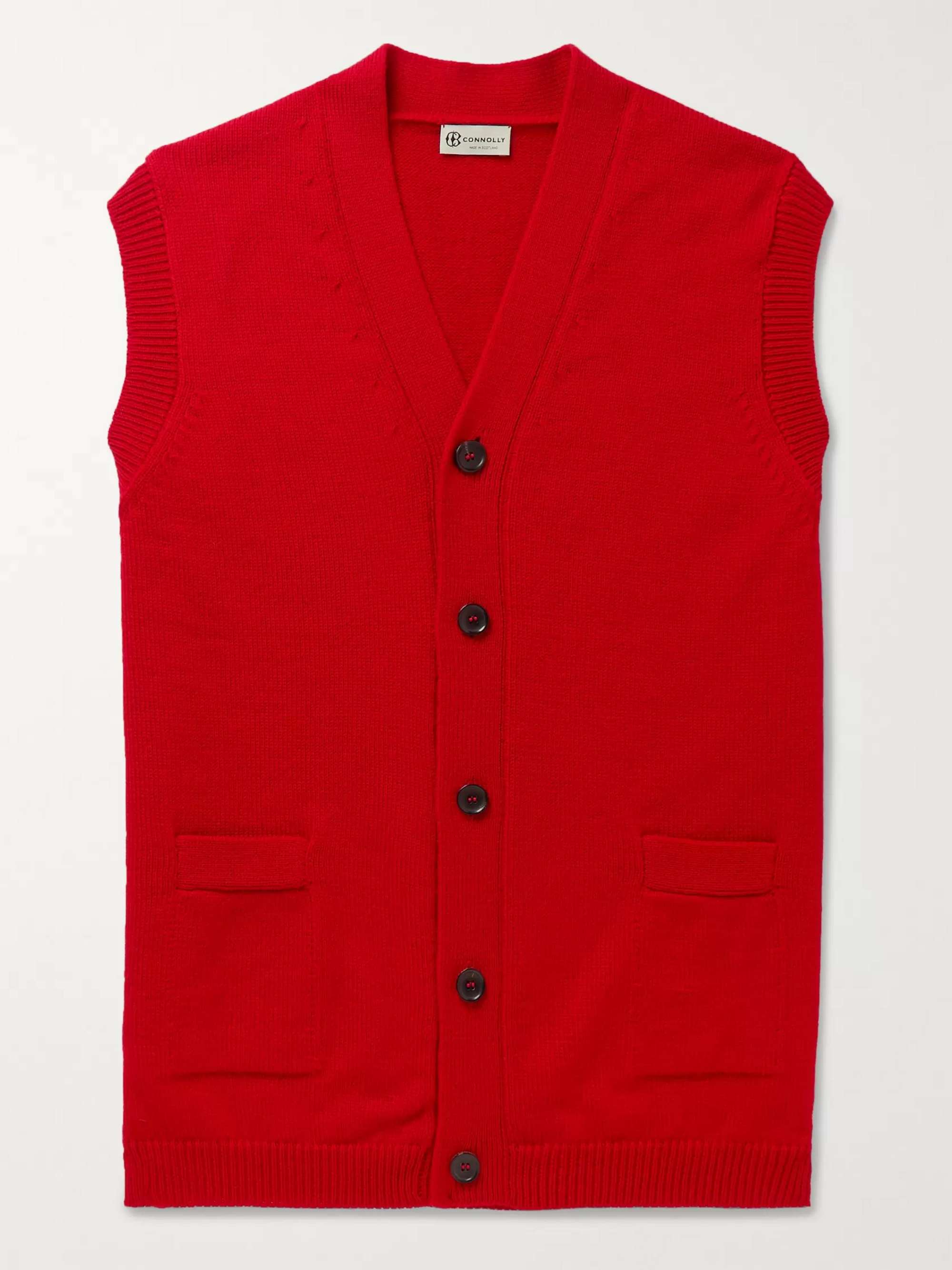 CONNOLLY + Goodwood Wool and Cashmere-Blend Sweater Vest