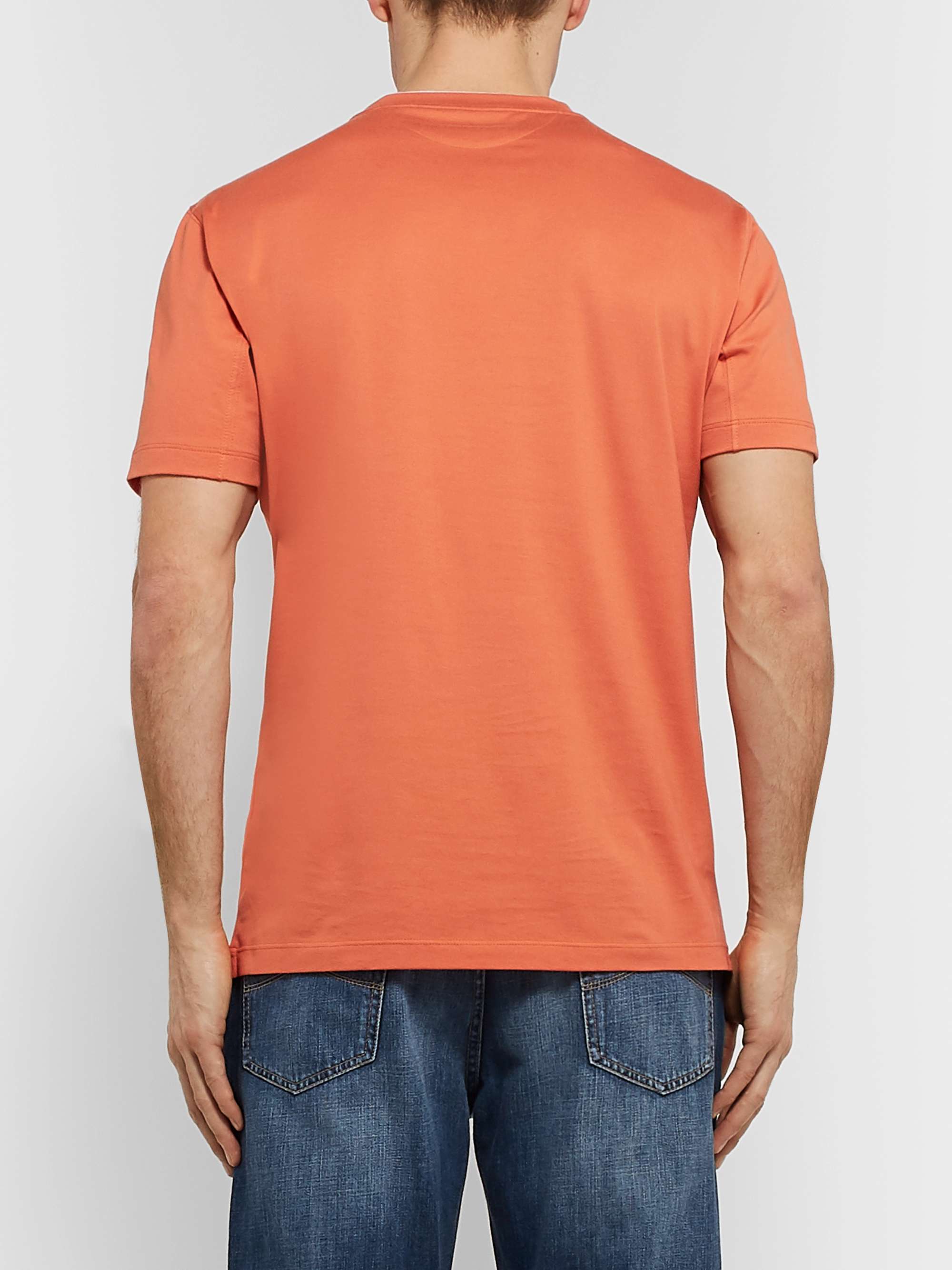 BRUNELLO CUCINELLI Slim-Fit Layered Cotton-Jersey T-Shirt