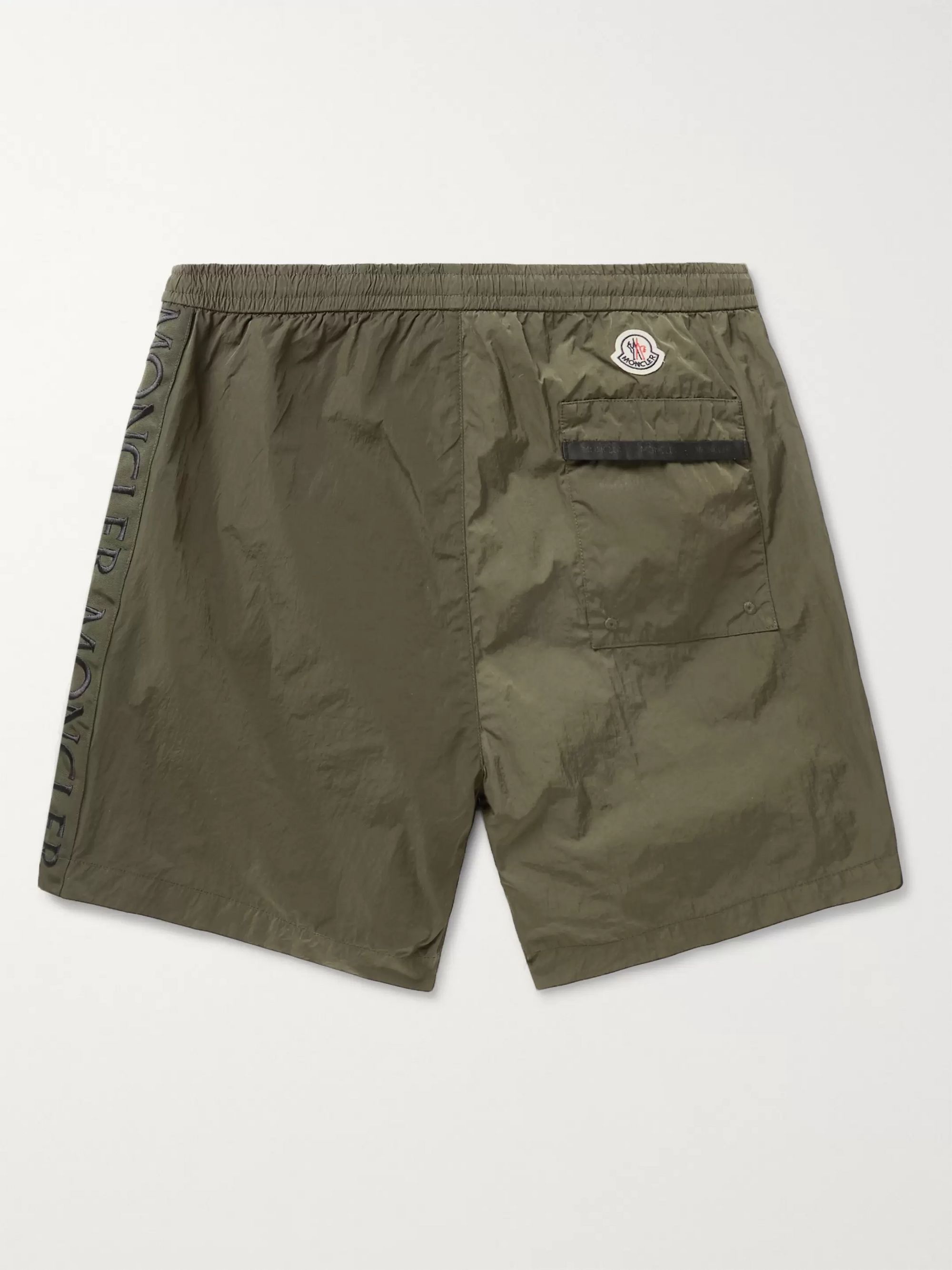 green moncler shorts