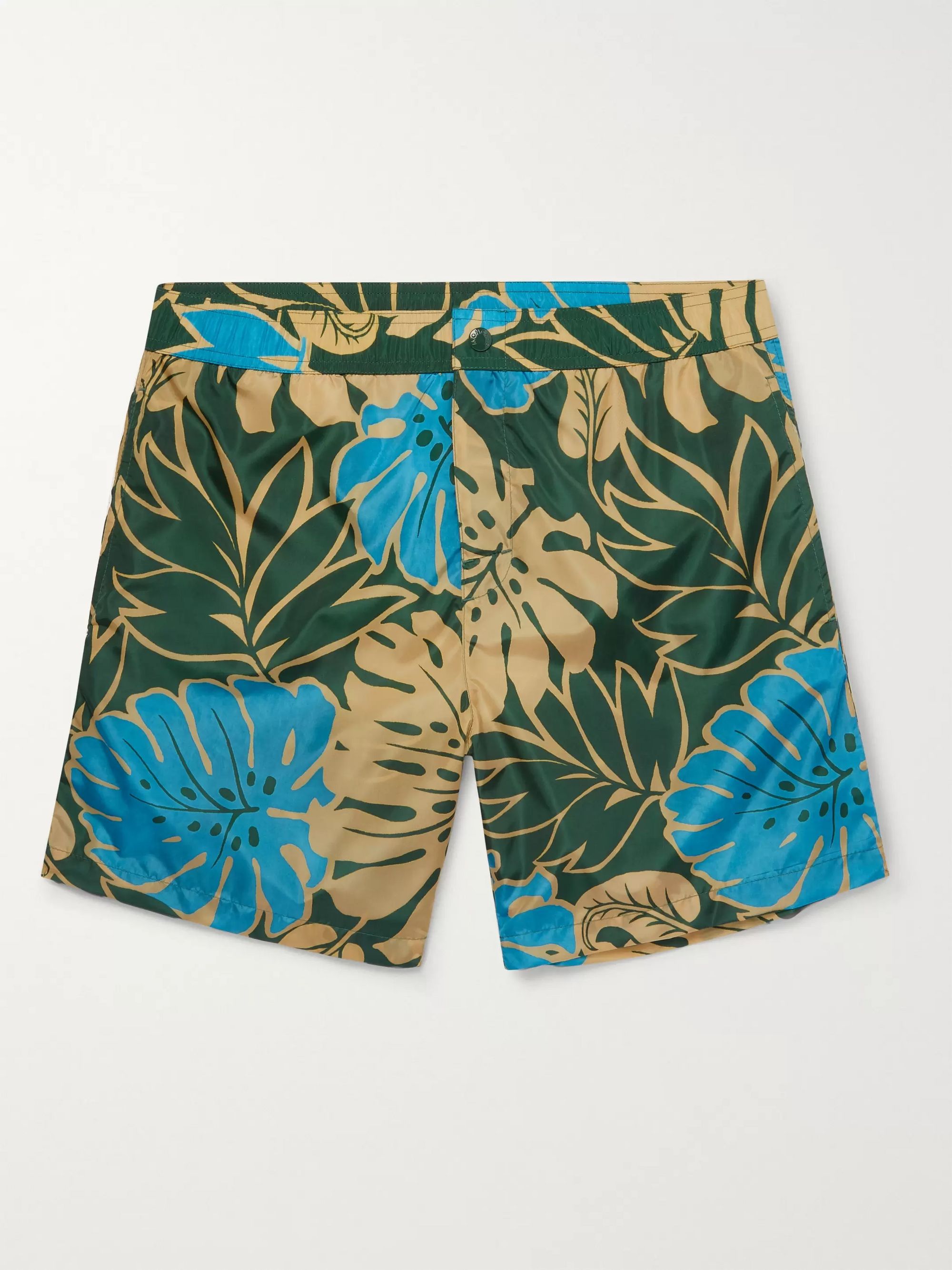 moncler swim shorts khaki