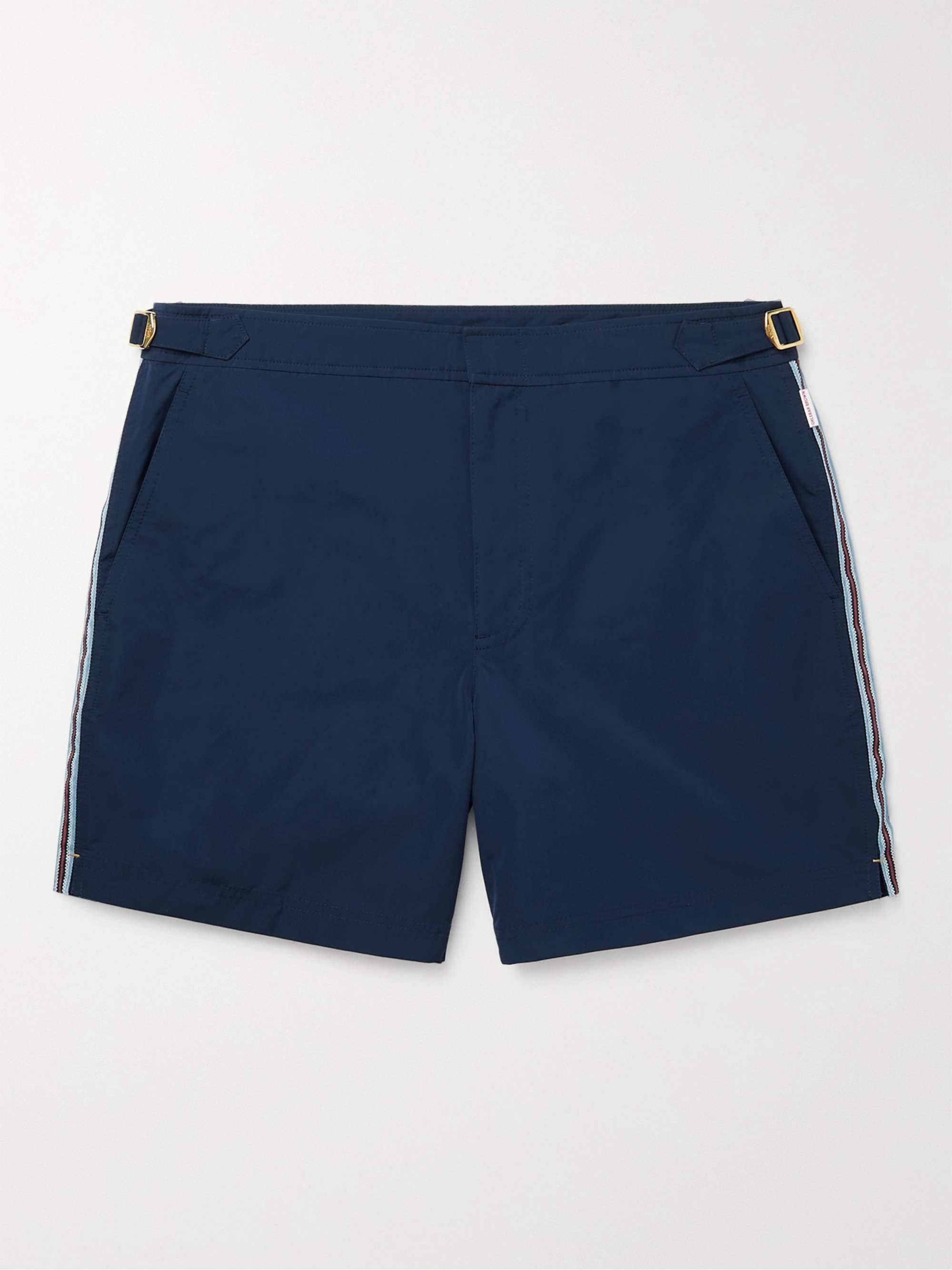 Orlebar Brown Synthetic Setter Bluestone Shorter-length Swim Shorts for Men Mens Clothing Beachwear Boardshorts and swim shorts 