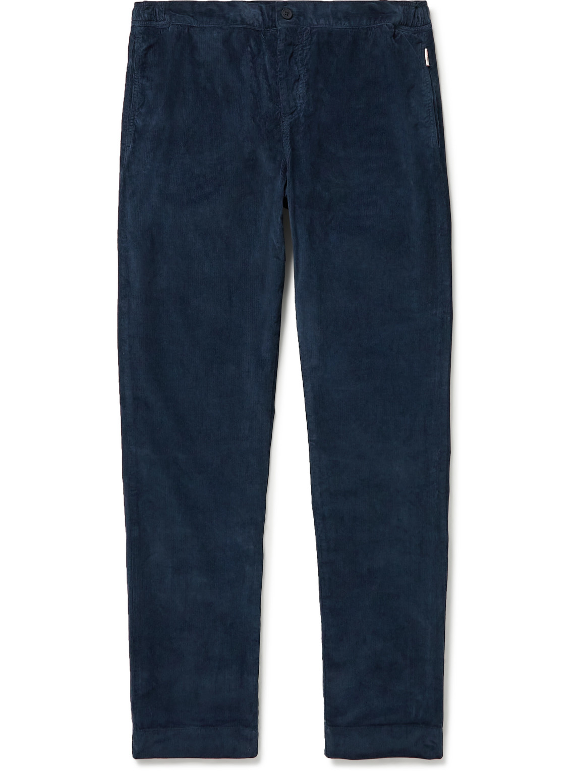 Orlebar Brown Ackens Cotton-blend Corduroy Trousers In Blue