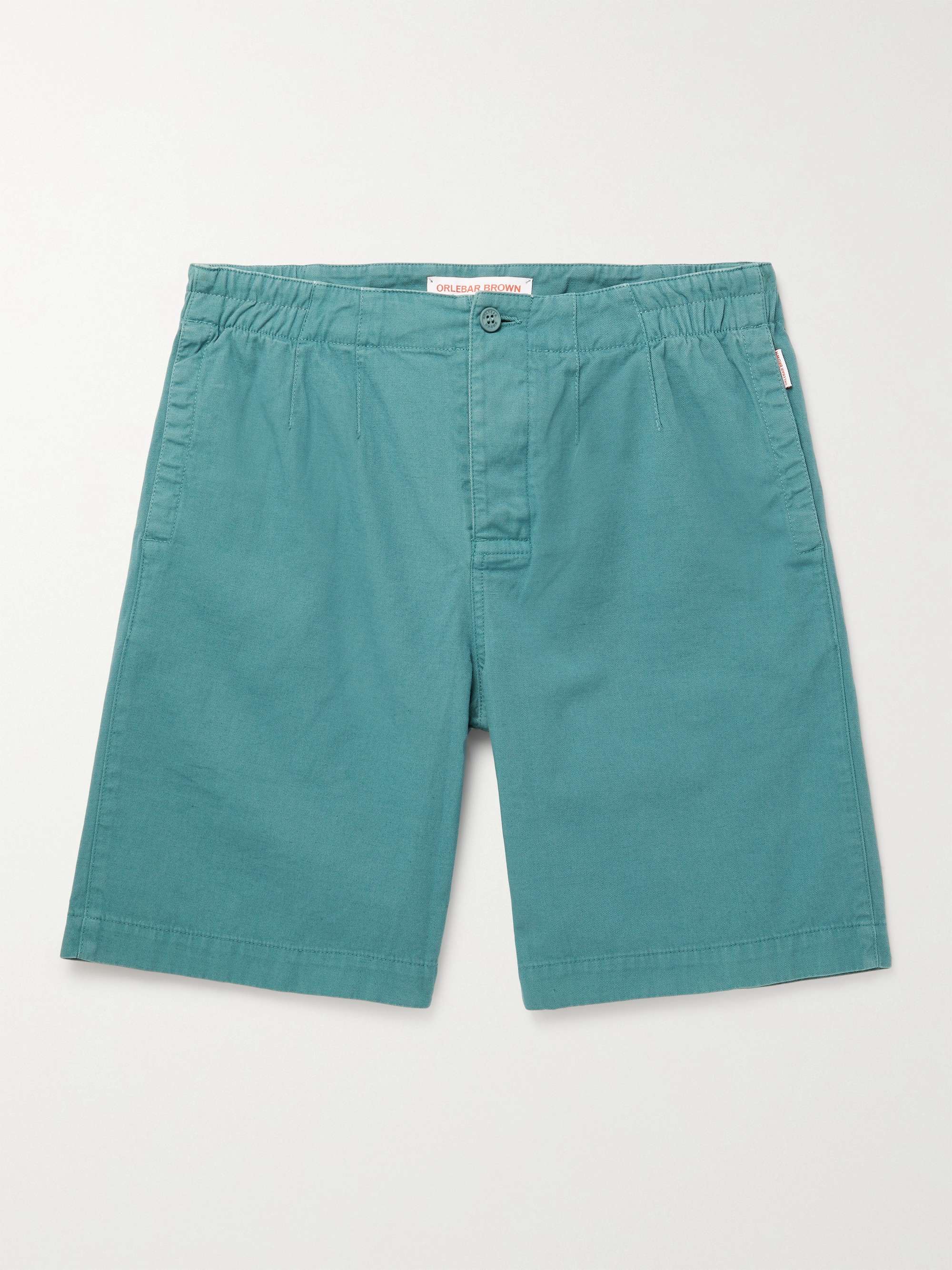 Green + Josh Smith Straight-Leg Logo-Embroidered Cotton-Jersey 