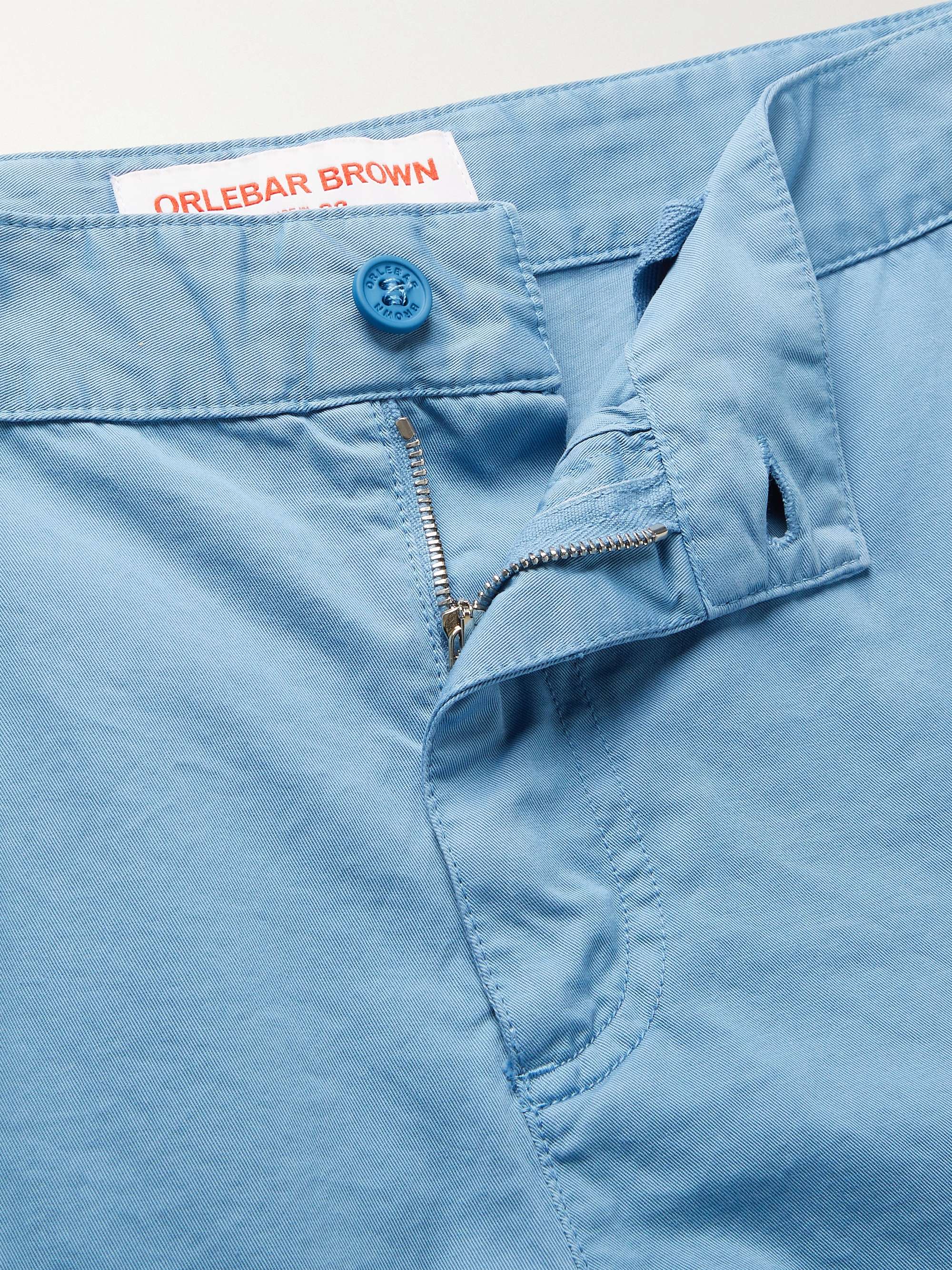 Mens Clothing Shorts Casual shorts Orlebar Brown Bulldog Cotton-blend Twill Shorts in Blue for Men 