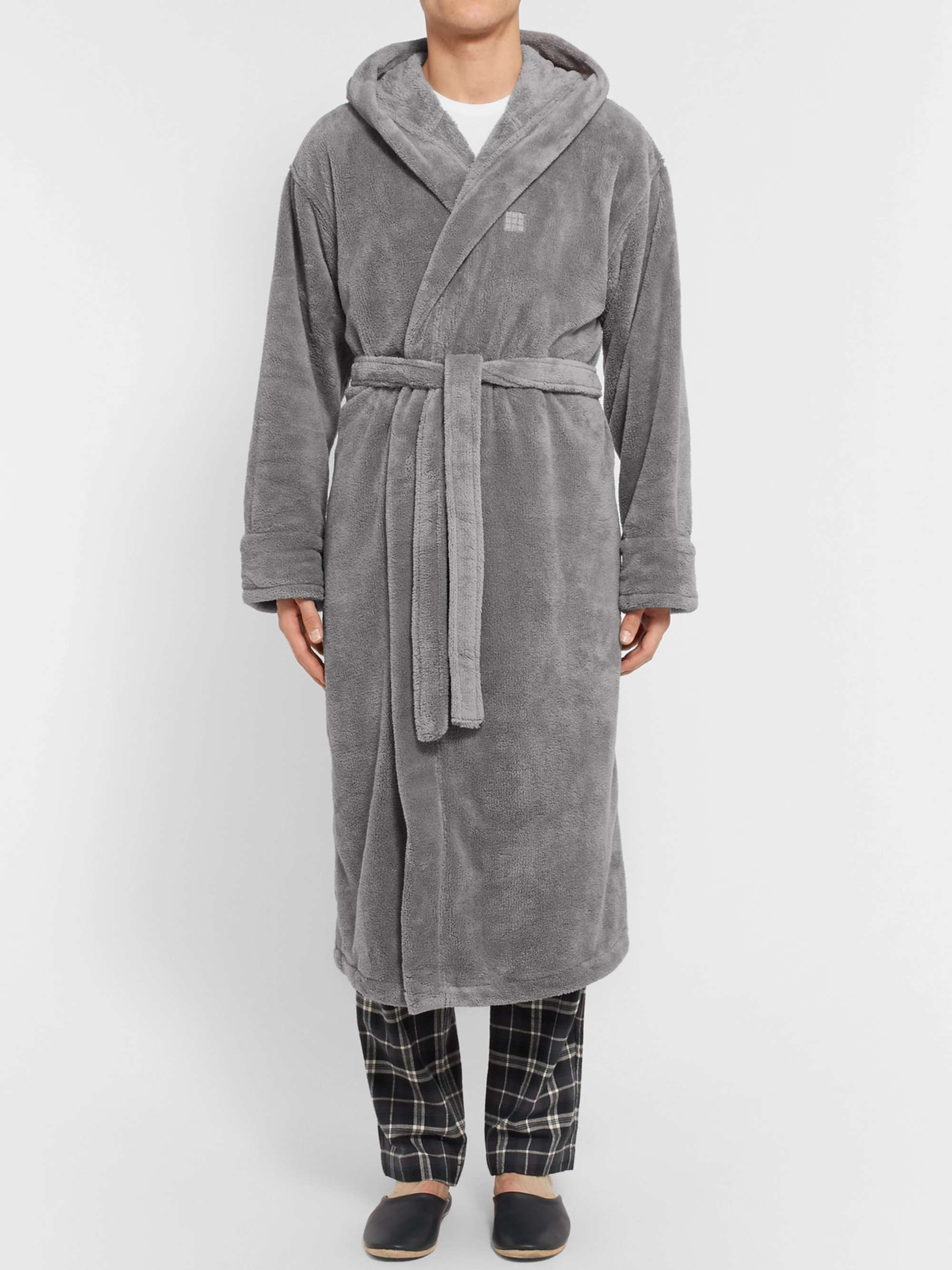 SOHO HOME Fleece Hooded Robe