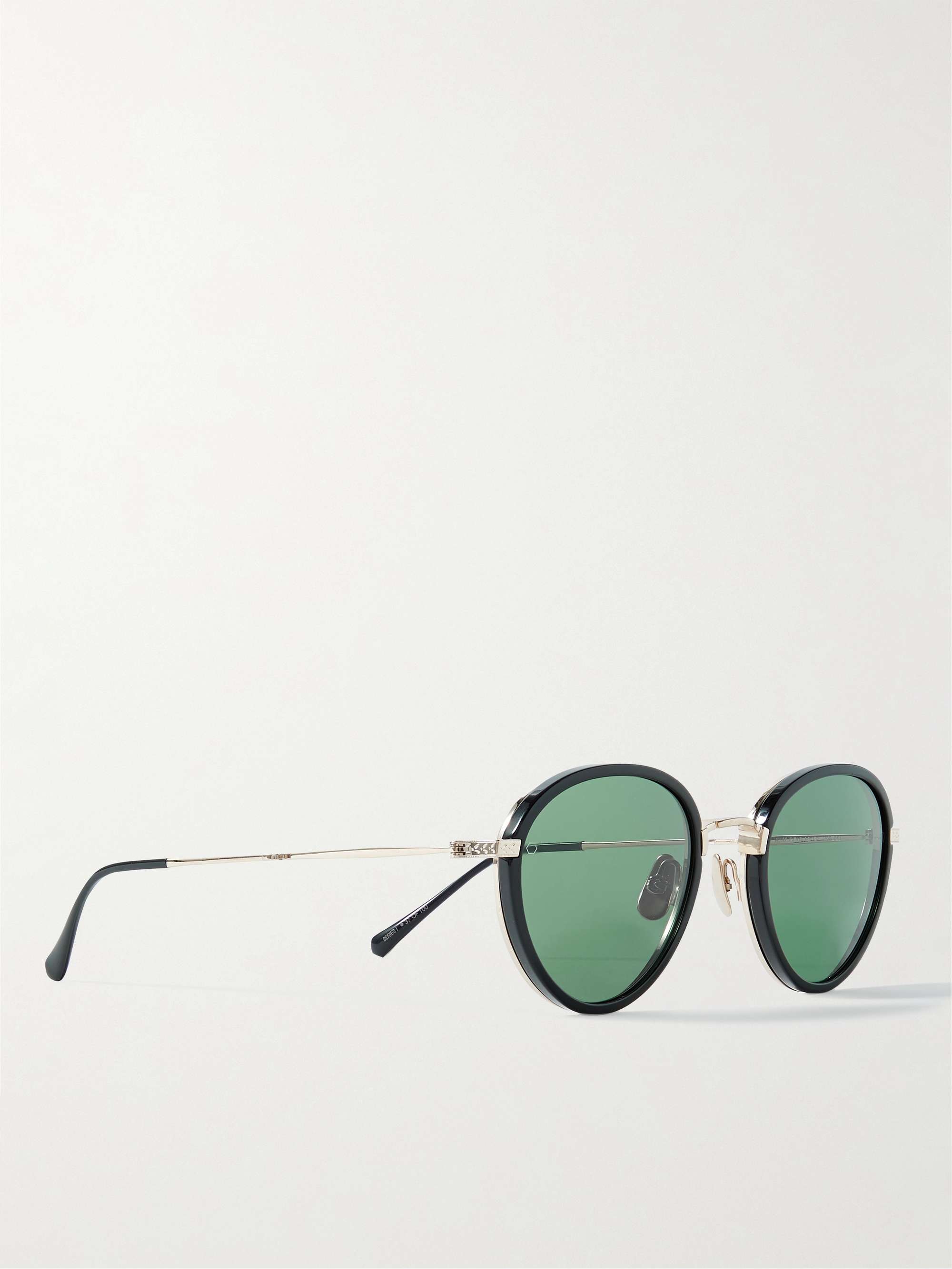 MR LEIGHT Montery SL Acetate and Gold-Tone Sunglasses
