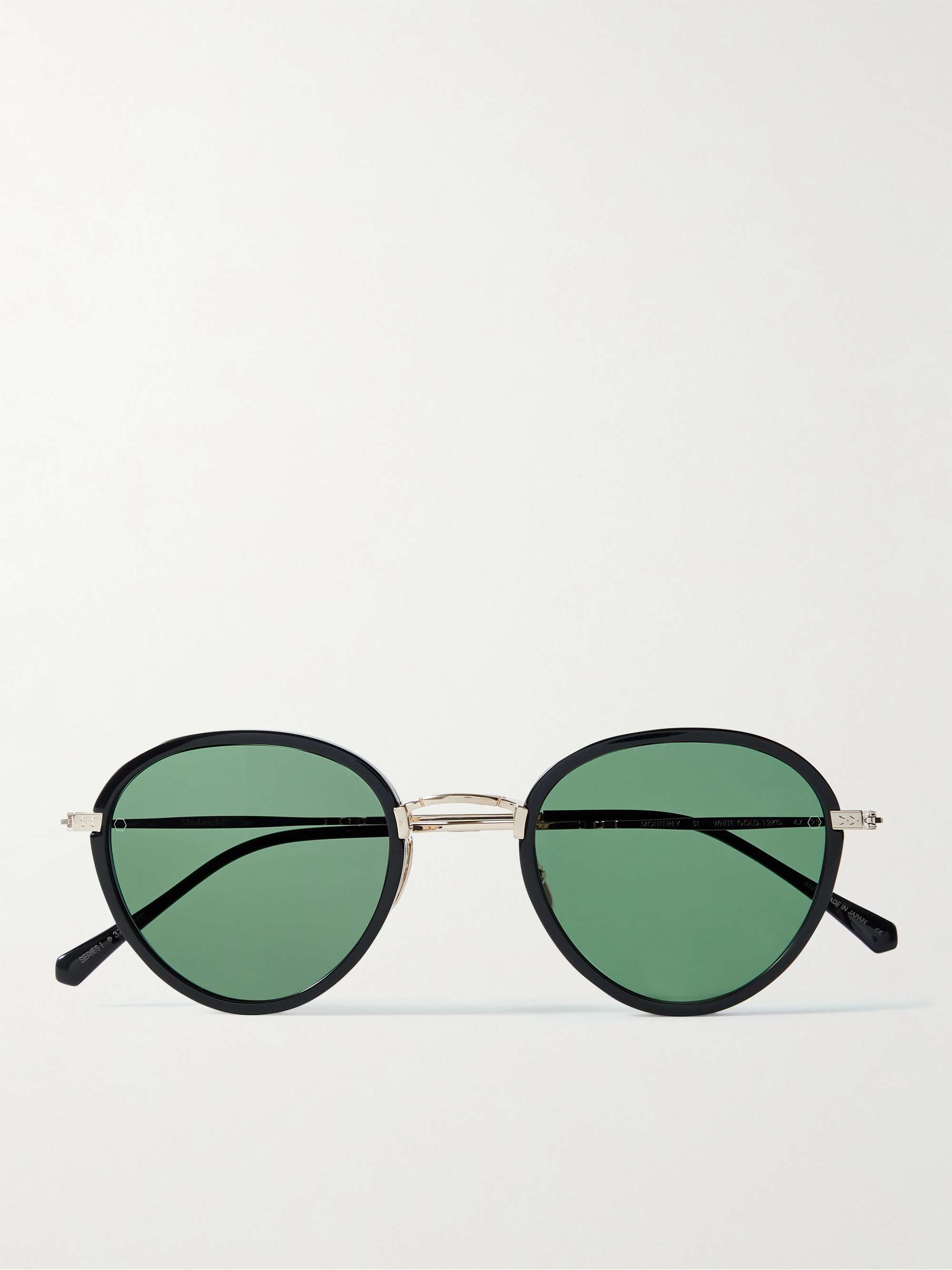 MR LEIGHT Montery SL Acetate and Gold-Tone Sunglasses