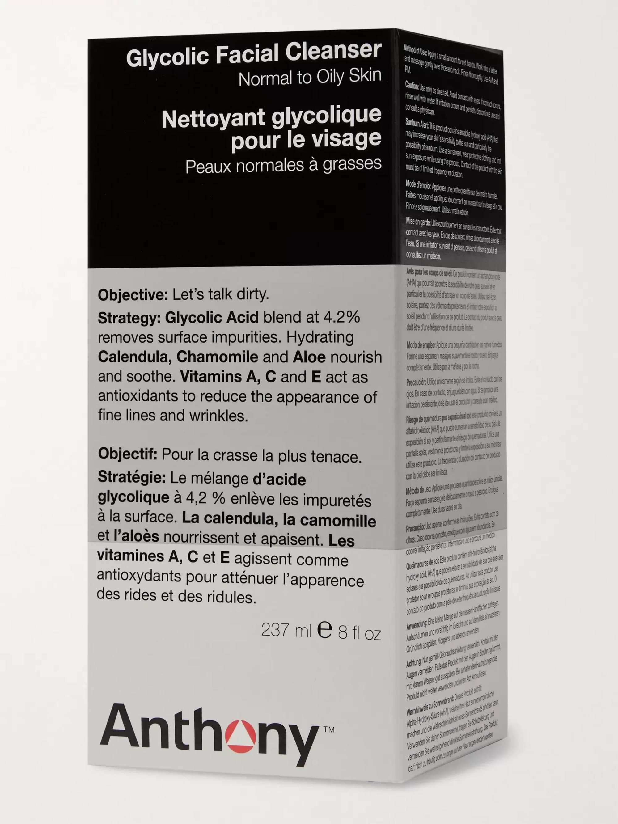 ANTHONY Glycolic Facial Cleanser, 237ml
