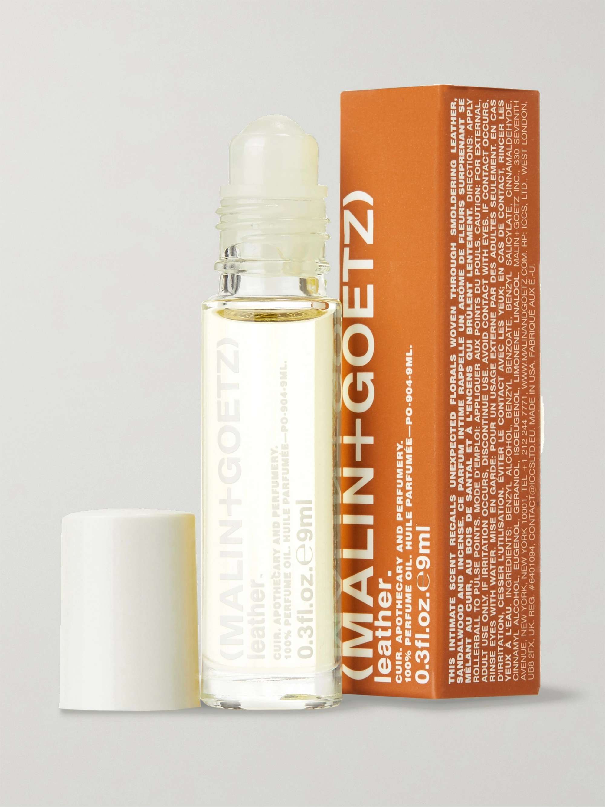 MALIN + GOETZ Leather Roll-On Perfume Oil, 9ml