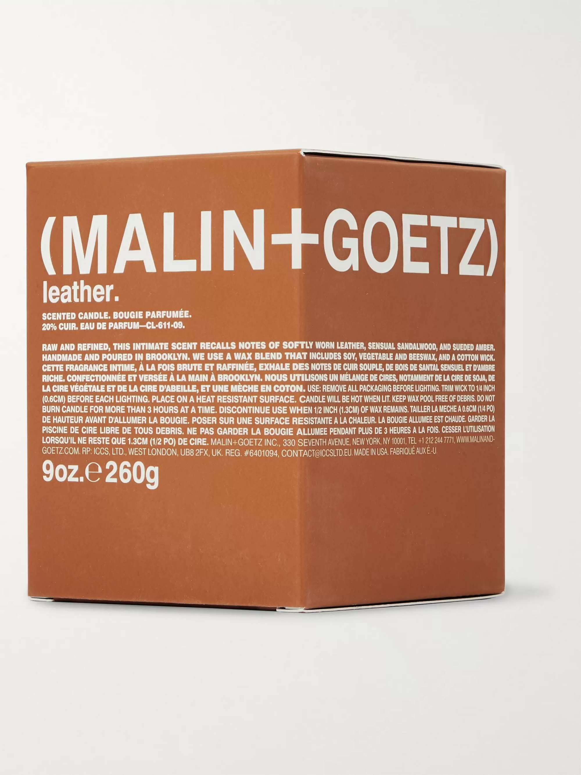 MALIN + GOETZ Leather Scented Candle, 260g