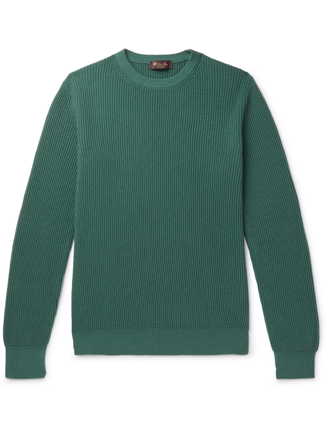 Slim-Fit Ribbed Cashmere Sweater