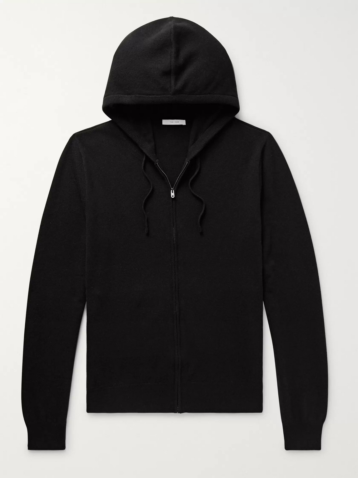 THE ROW HARRY CASHMERE ZIP-UP HOODIE