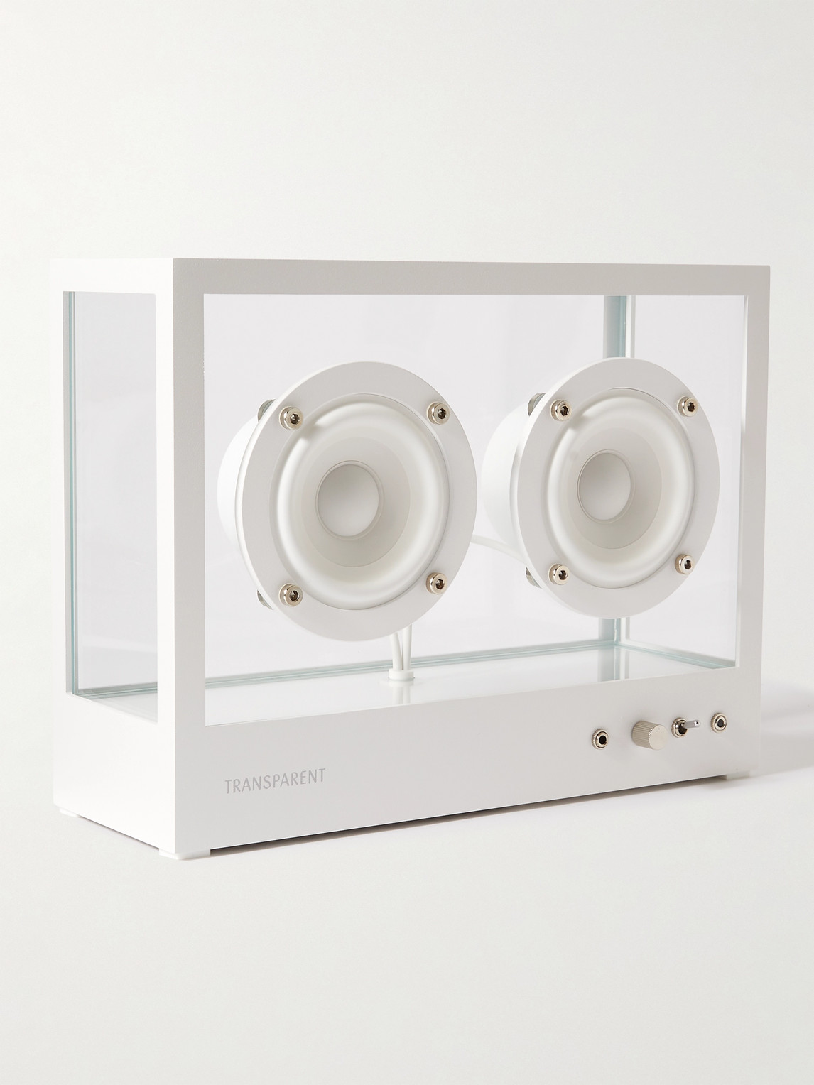 Transparent Speaker Small  In White