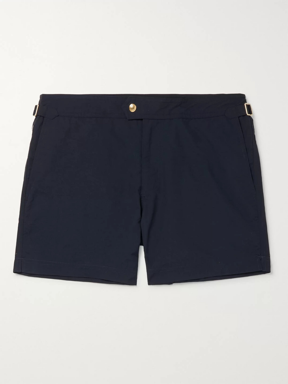 Tom Ford Slim-fit Short-length Swim Shorts In Blue