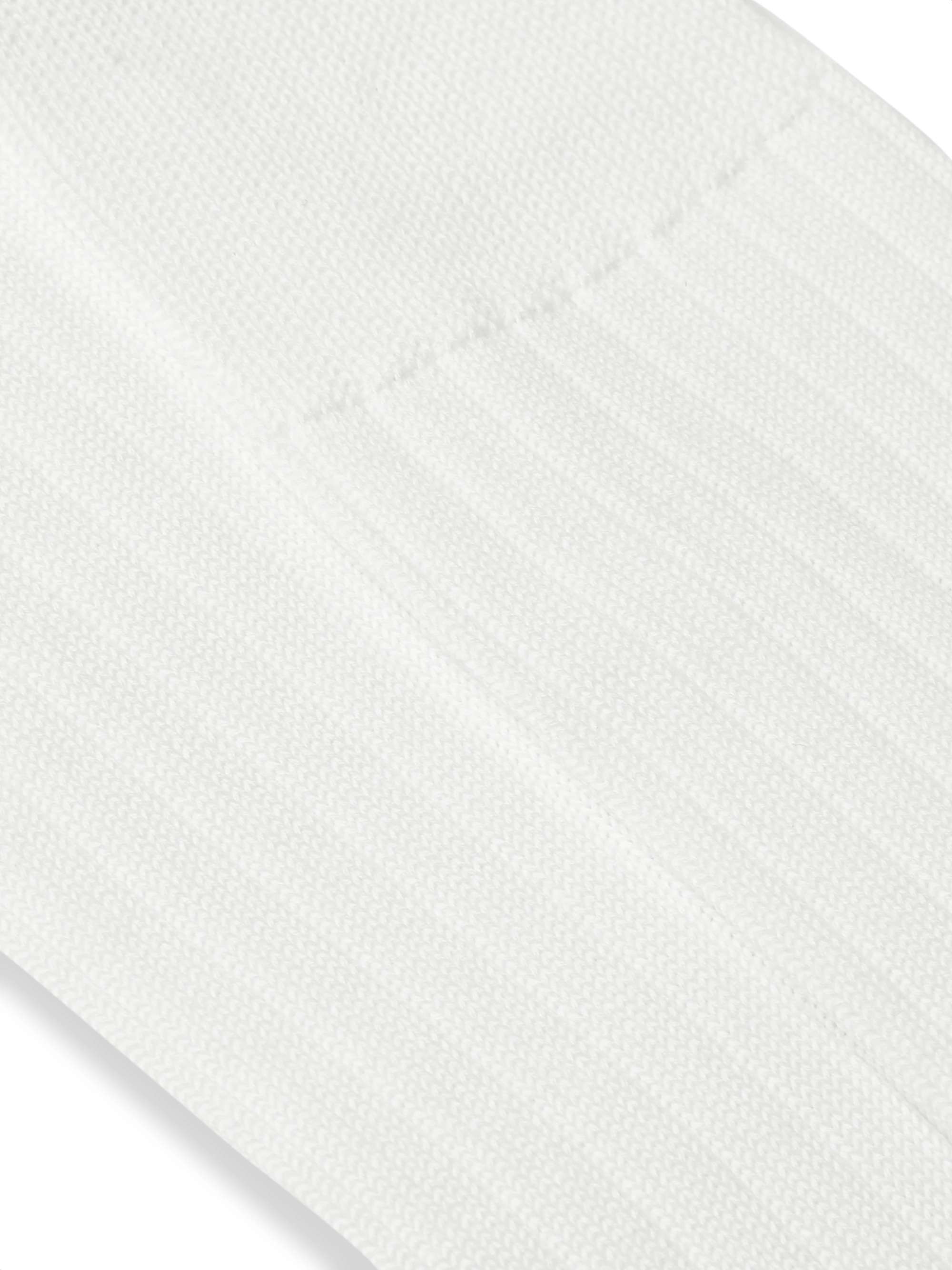 Gray + Olympia Le-Tan Logo-Appliquéd Cotton-Jersey Hoodie | MAISON 