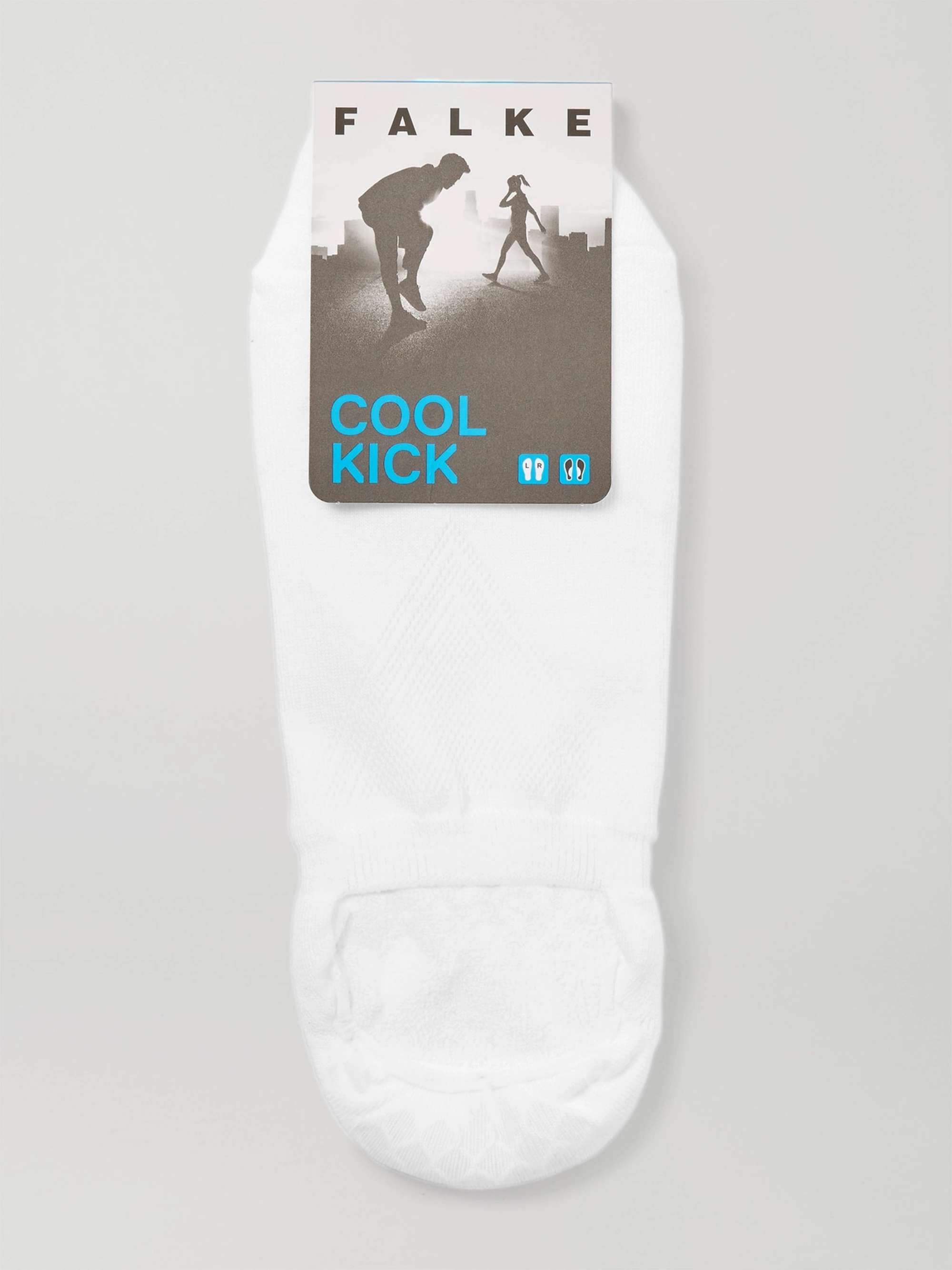 FALKE Three-Pack Cool Kick Stretch-Knit No-Show Socks