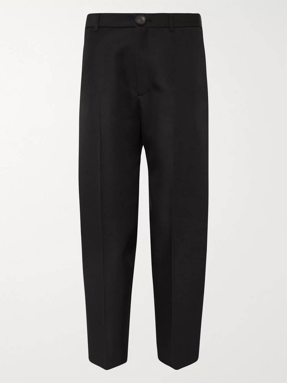 Balenciaga Black Wide-leg Twill Trousers