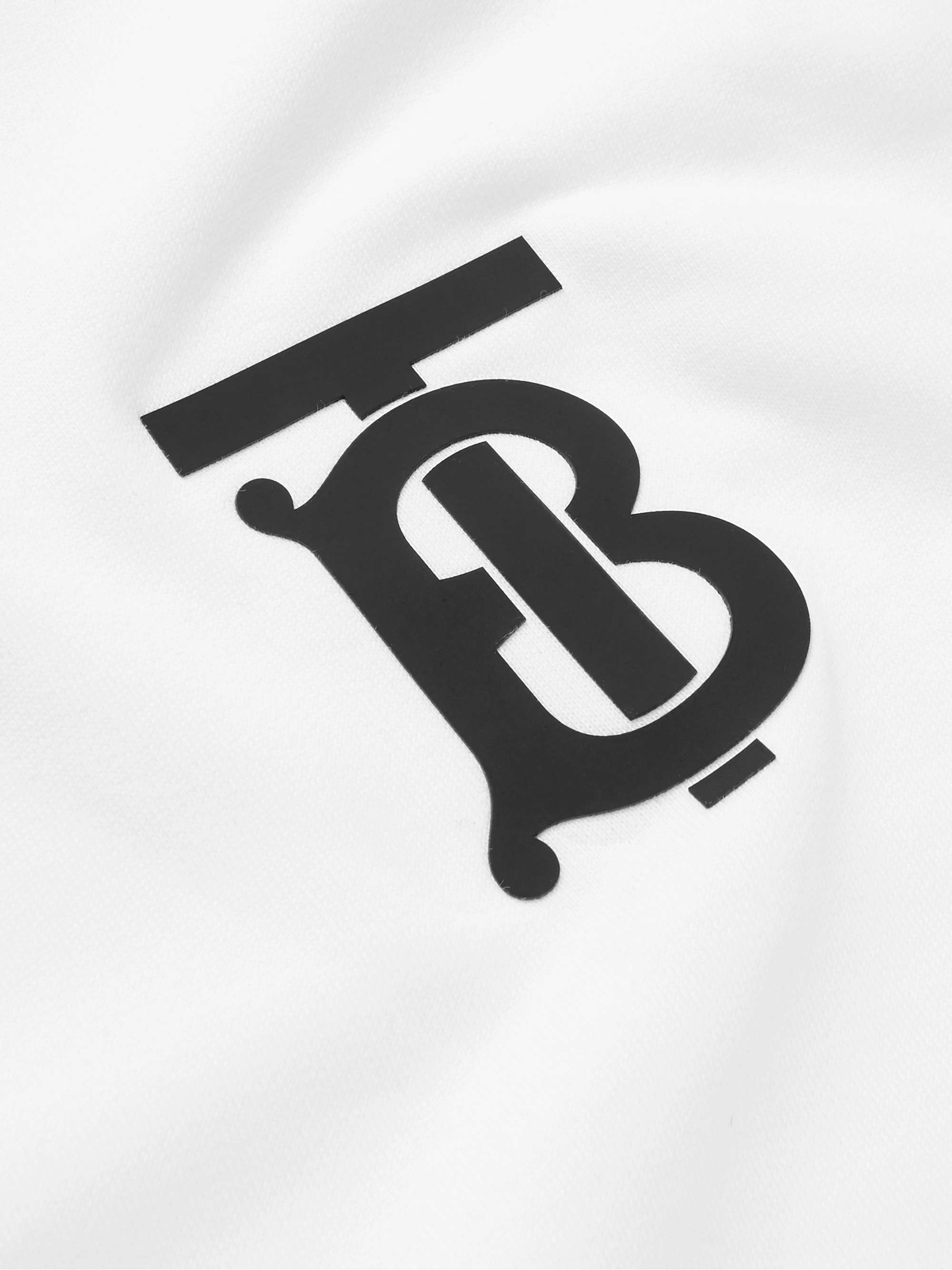BURBERRY Logo-Appliquéd Loopback Cotton-Jersey Hoodie