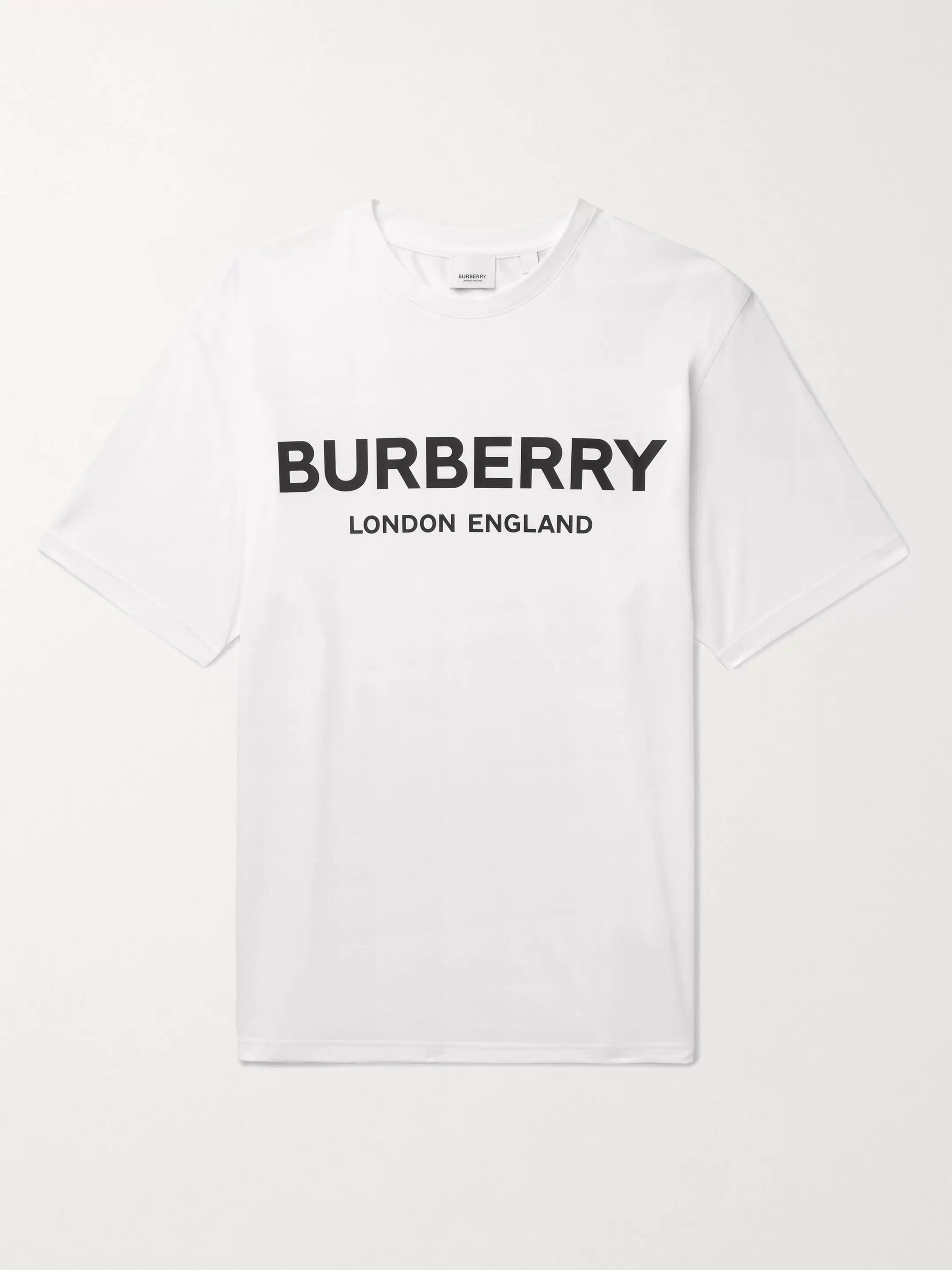 burberry black and white shirt